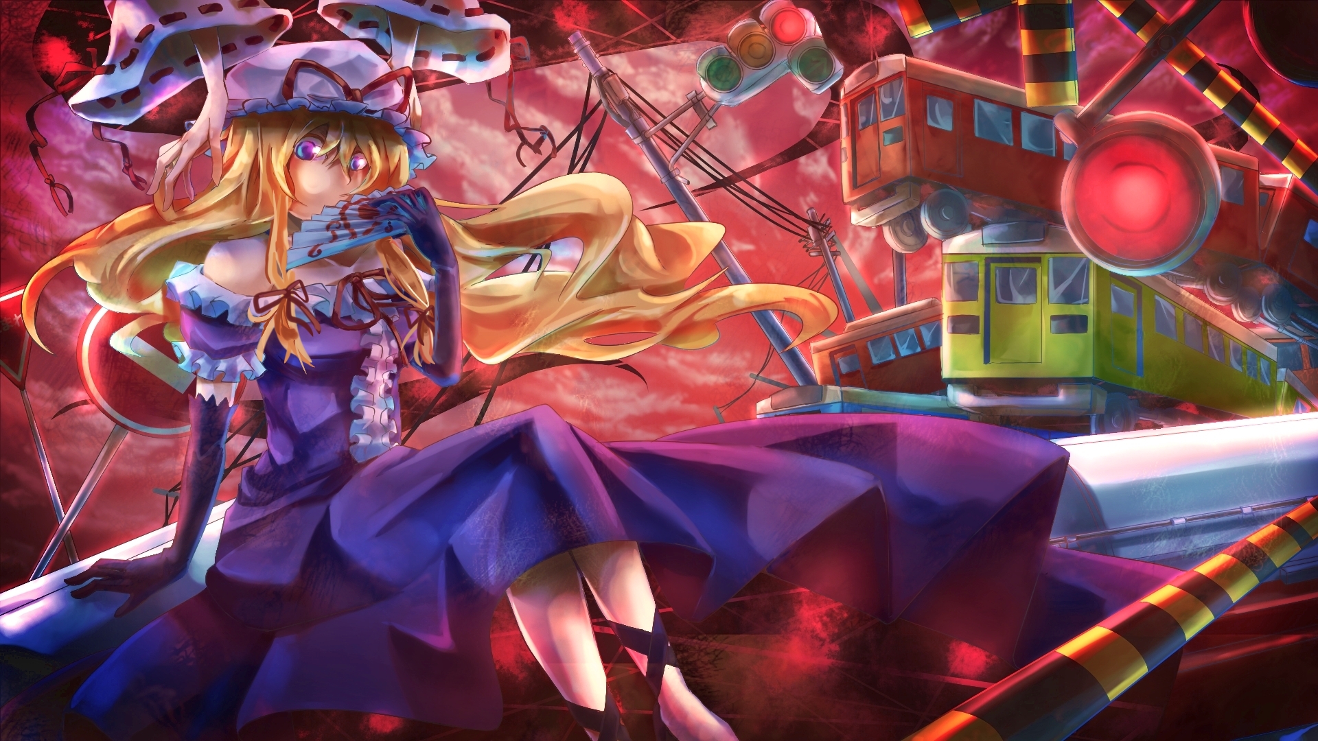 Baixe gratuitamente a imagem Anime, Touhou, Yukari Yakumo na área de trabalho do seu PC