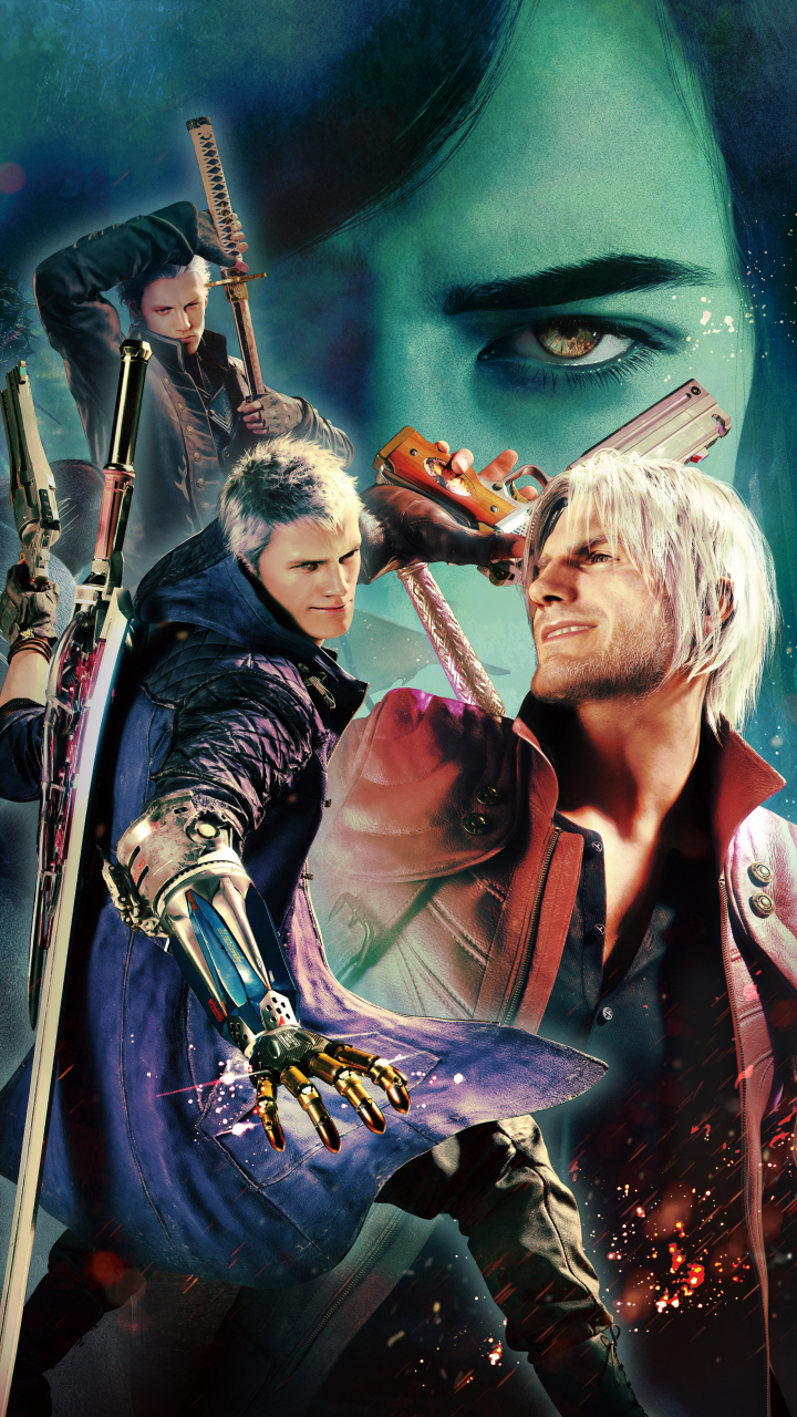 Download mobile wallpaper Devil May Cry, Video Game, Nero (Devil May Cry), Dante (Devil May Cry), Vergil (Devil May Cry), V (Devil May Cry), Devil May Cry 5, Devil May Cry 5 Special Edition for free.