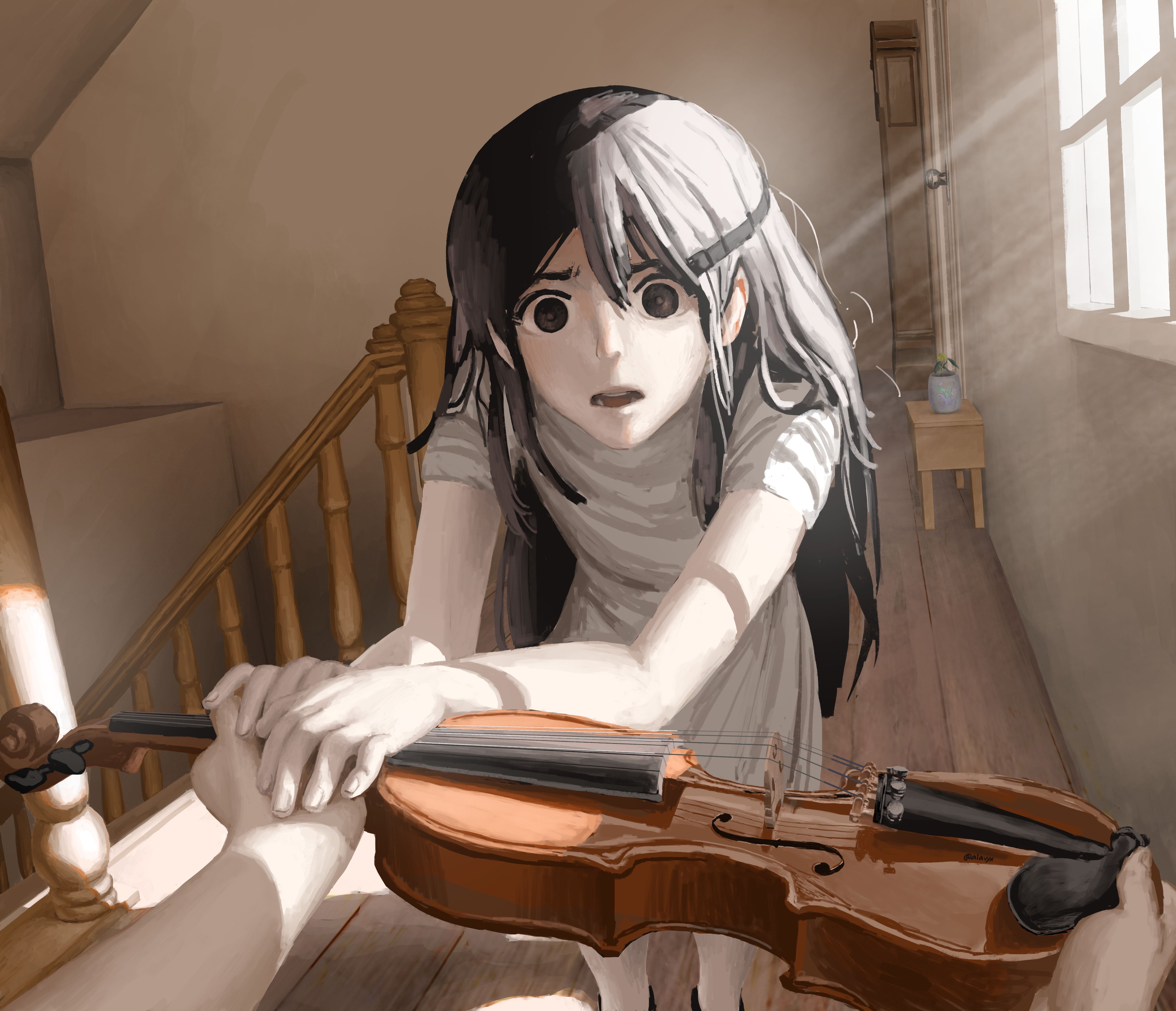 Free download wallpaper Violin, Video Game, Omori, Mari (Omori) on your PC desktop