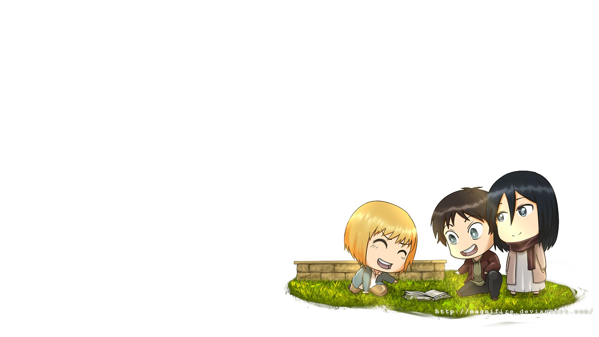 Free download wallpaper Anime, Armin Arlert, Eren Yeager, Mikasa Ackerman, Attack On Titan on your PC desktop