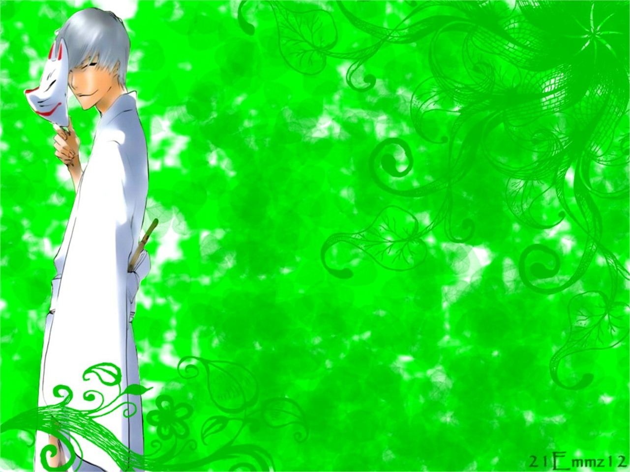 Download mobile wallpaper Gin Ichimaru, Bleach, Anime for free.