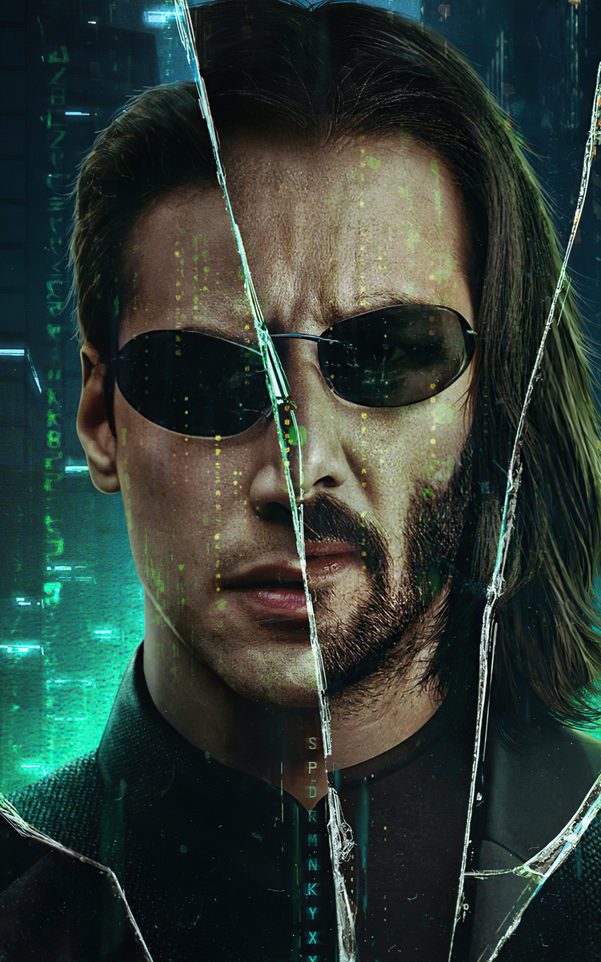 Descarga gratuita de fondo de pantalla para móvil de Keanu Reeves, Películas, Neo (La Matriz), Matrix Resurrections.