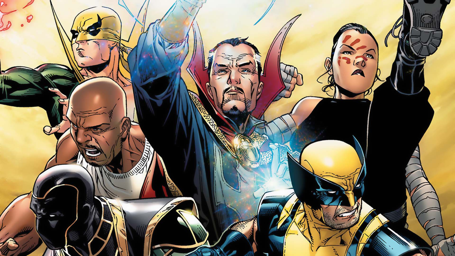 comics, new avengers, doctor strange, wolverine, the avengers