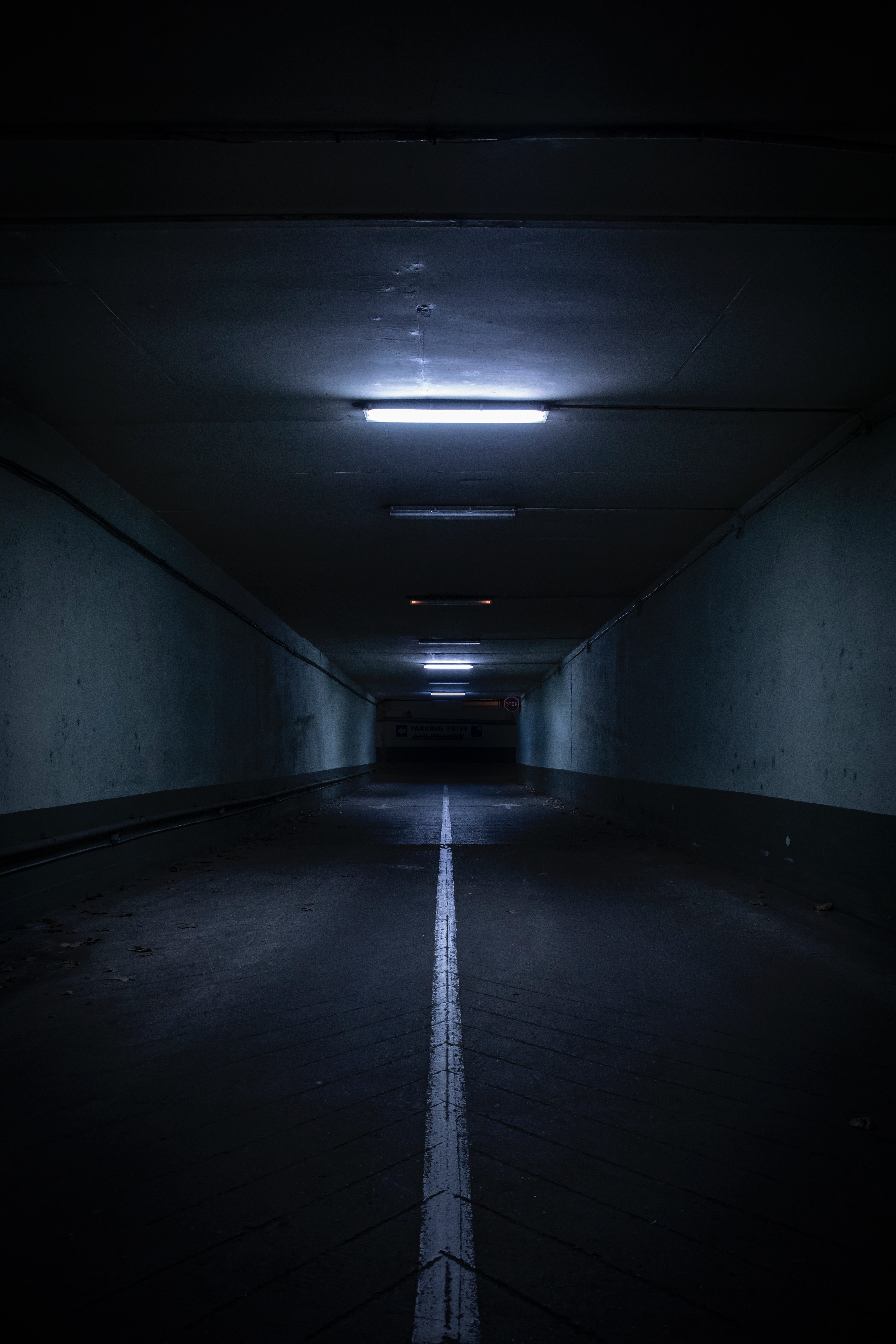 dark, tunnel, darkness, walls, underground, ceiling