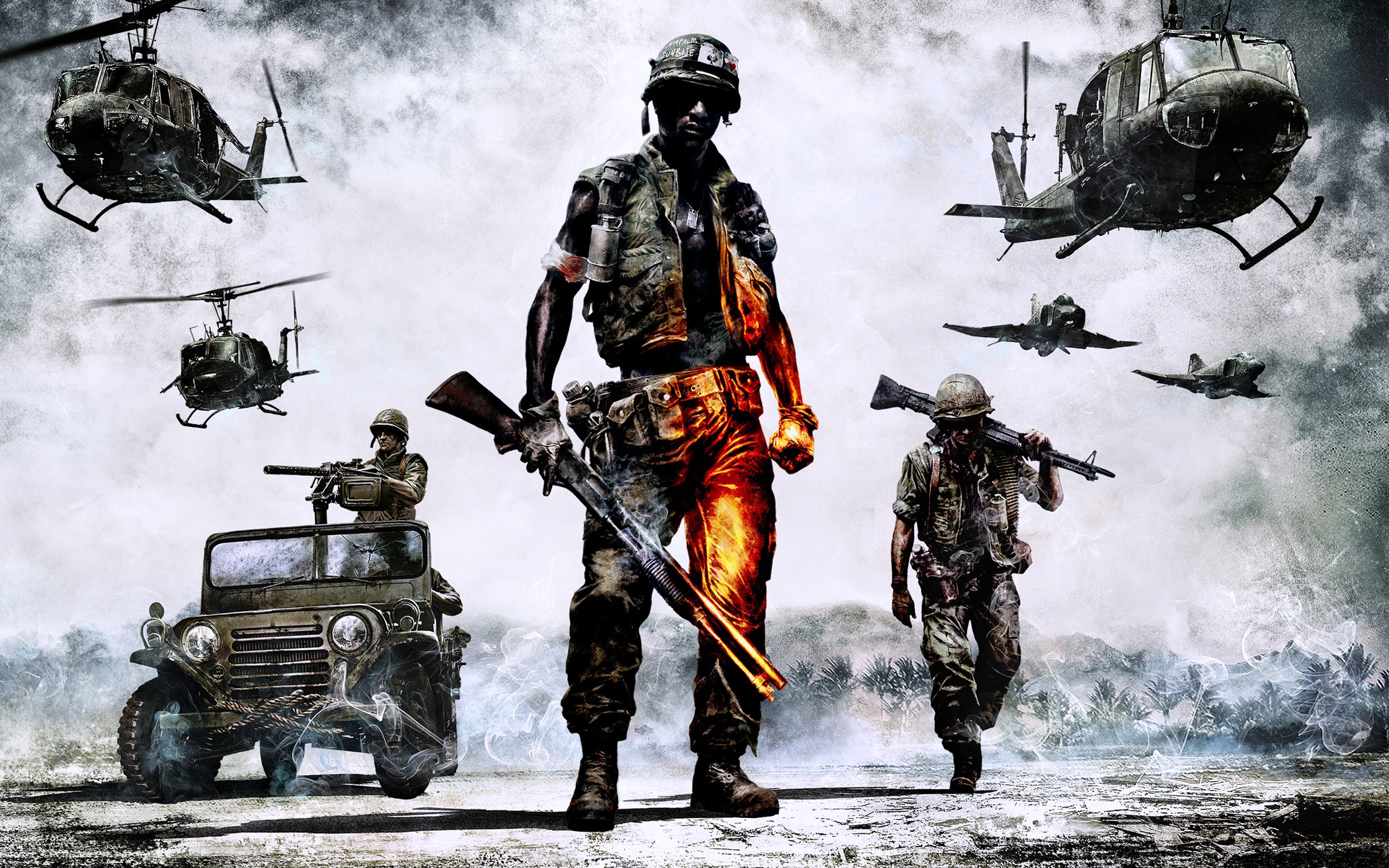 battlefield, battlefield: bad company 2, video game, military