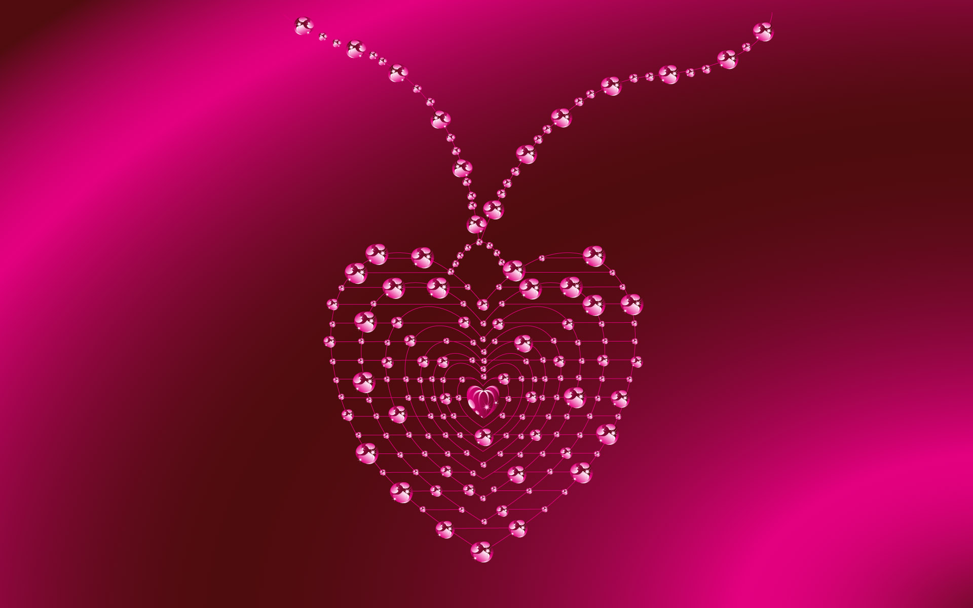 Download mobile wallpaper Valentine's Day, Pink, Jewelry, Holiday, Heart for free.