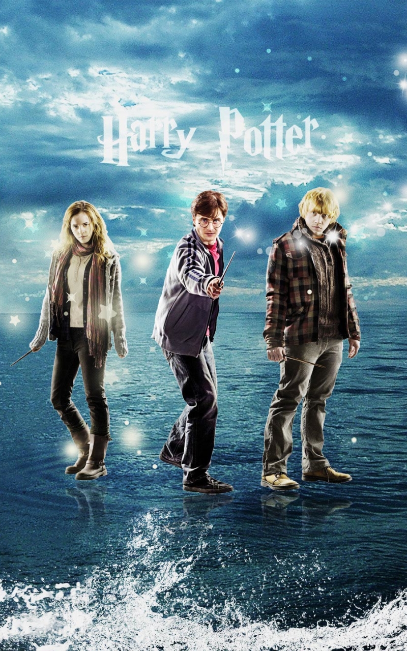 Download mobile wallpaper Harry Potter, Movie, Hermione Granger, Ron Weasley for free.