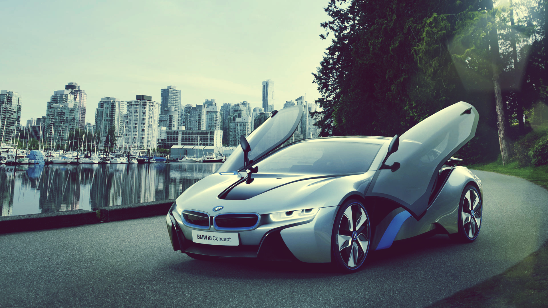 Free download wallpaper Bmw I8, Vehicles on your PC desktop