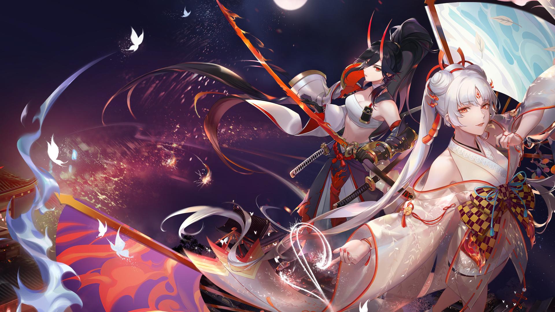 Die besten Onmyoji: Das Kartenspiel-Hintergründe für den Telefonbildschirm