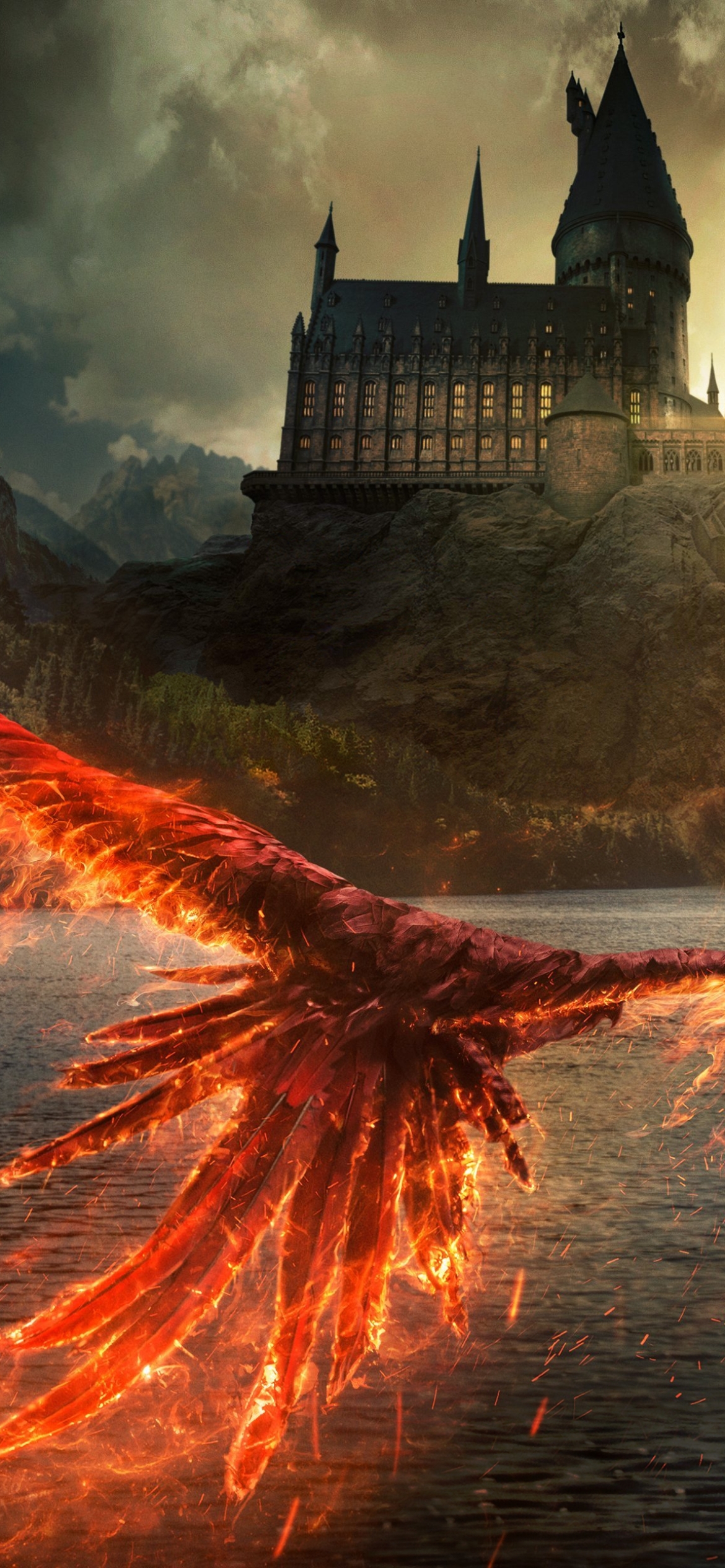 Download mobile wallpaper Phoenix, Movie, Fantastic Beasts: The Secrets Of Dumbledore, Fantastic Beasts for free.