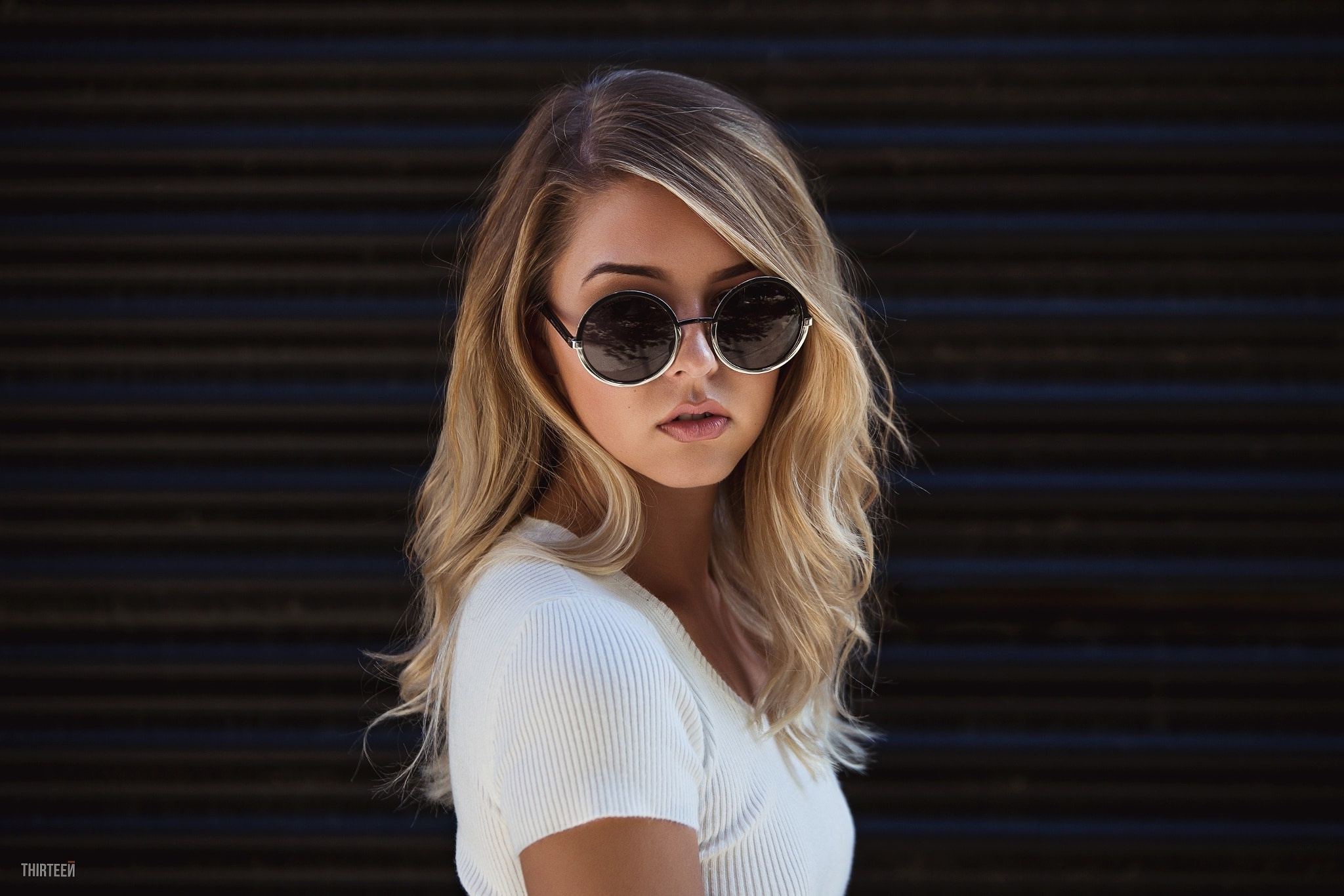 Free download wallpaper Blonde, Sunglasses, Model, Women on your PC desktop