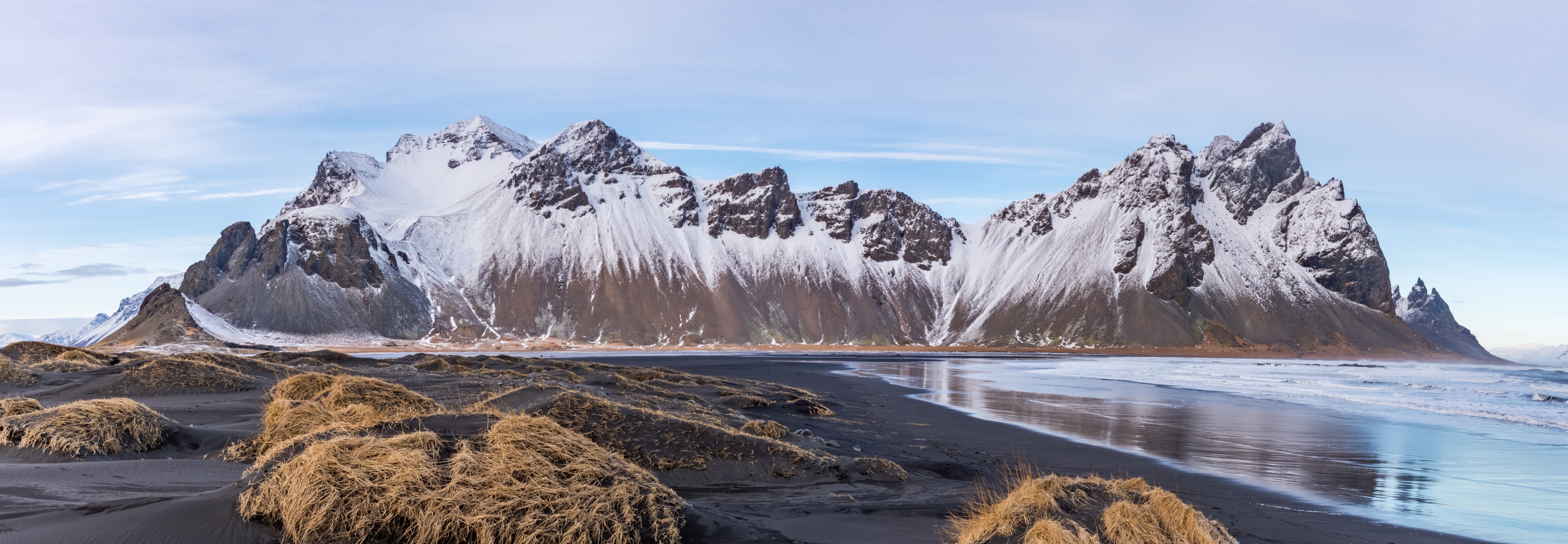 Скачати мобільні шпалери Гори, Гора, Земля, Ісландія, Вестрагорн безкоштовно.