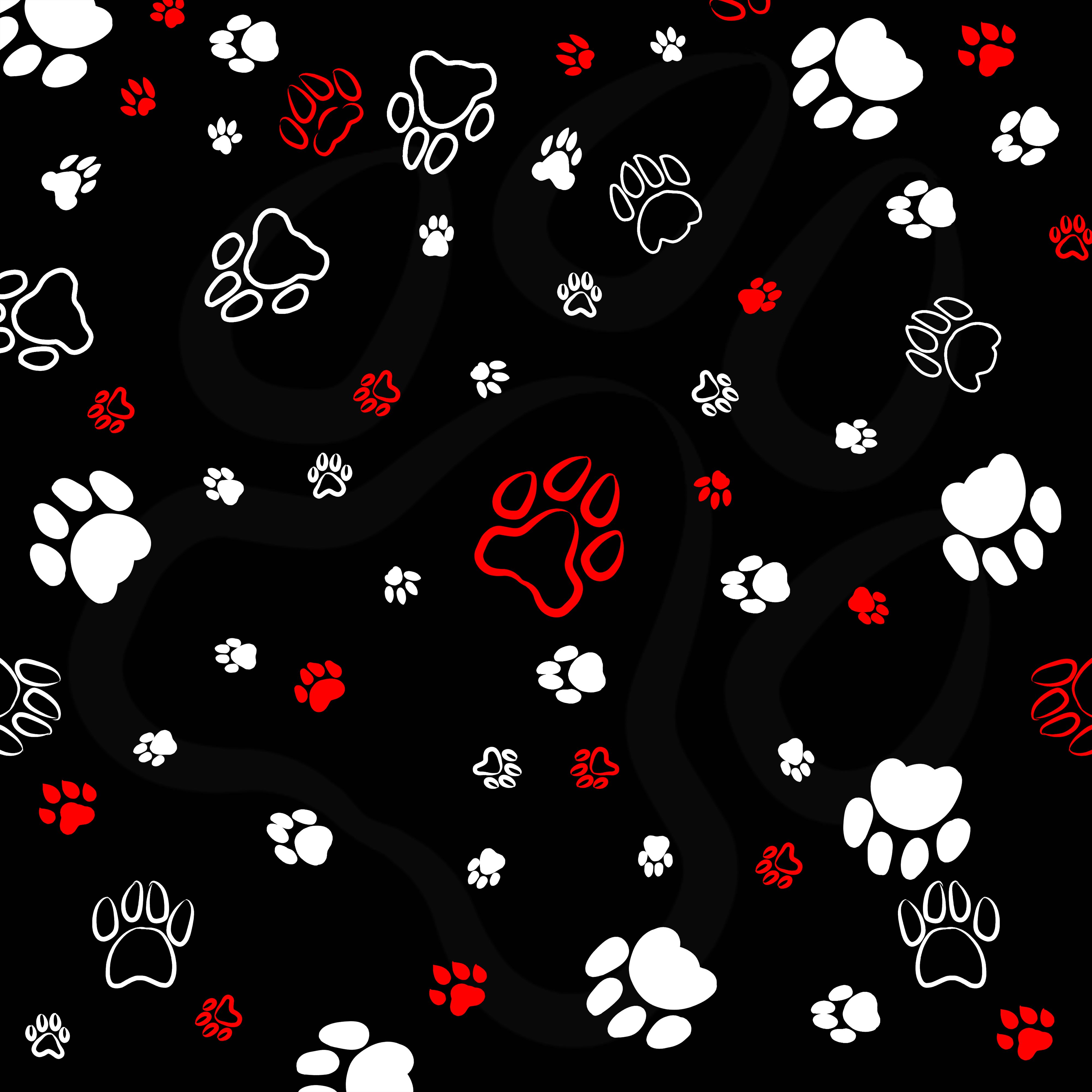 Free download wallpaper Traces, Paws, Patterns, Art on your PC desktop
