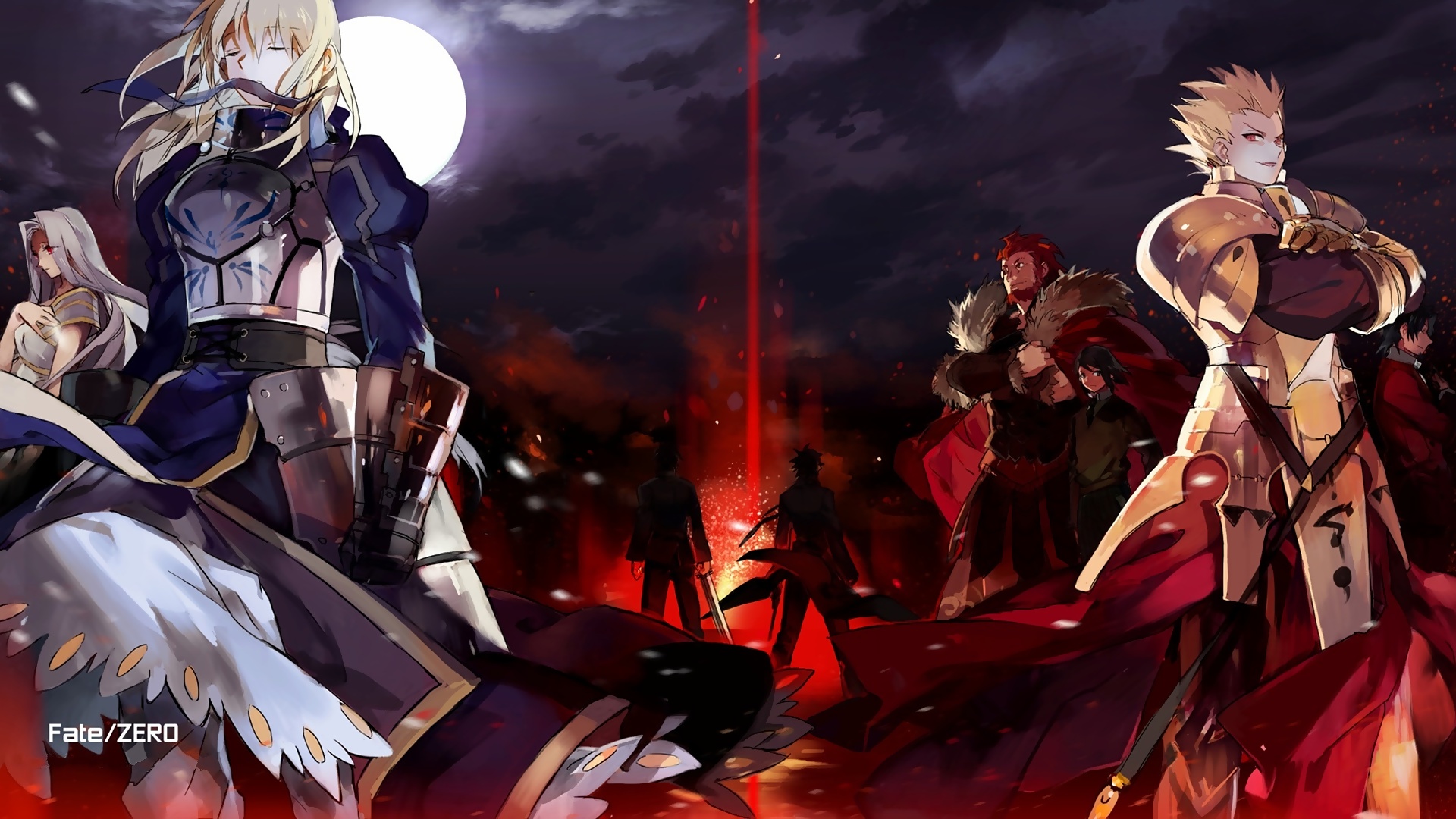 Download mobile wallpaper Anime, Saber (Fate Series), Fate/zero, Gilgamesh (Fate Series), Fate Series for free.