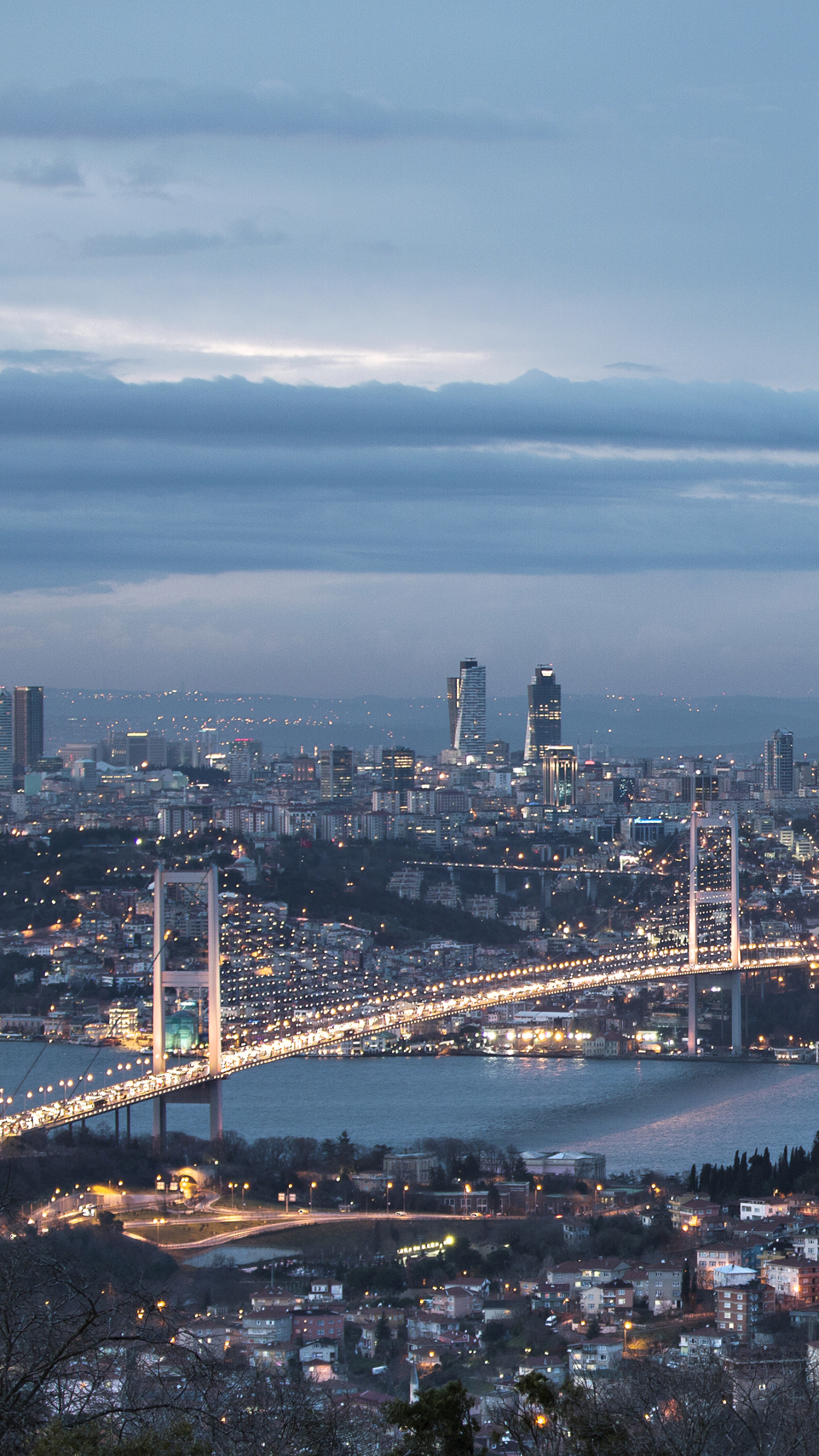 Скачать обои бесплатно Города, Турция, Стамбул, Сделано Человеком, Босфор картинка на рабочий стол ПК