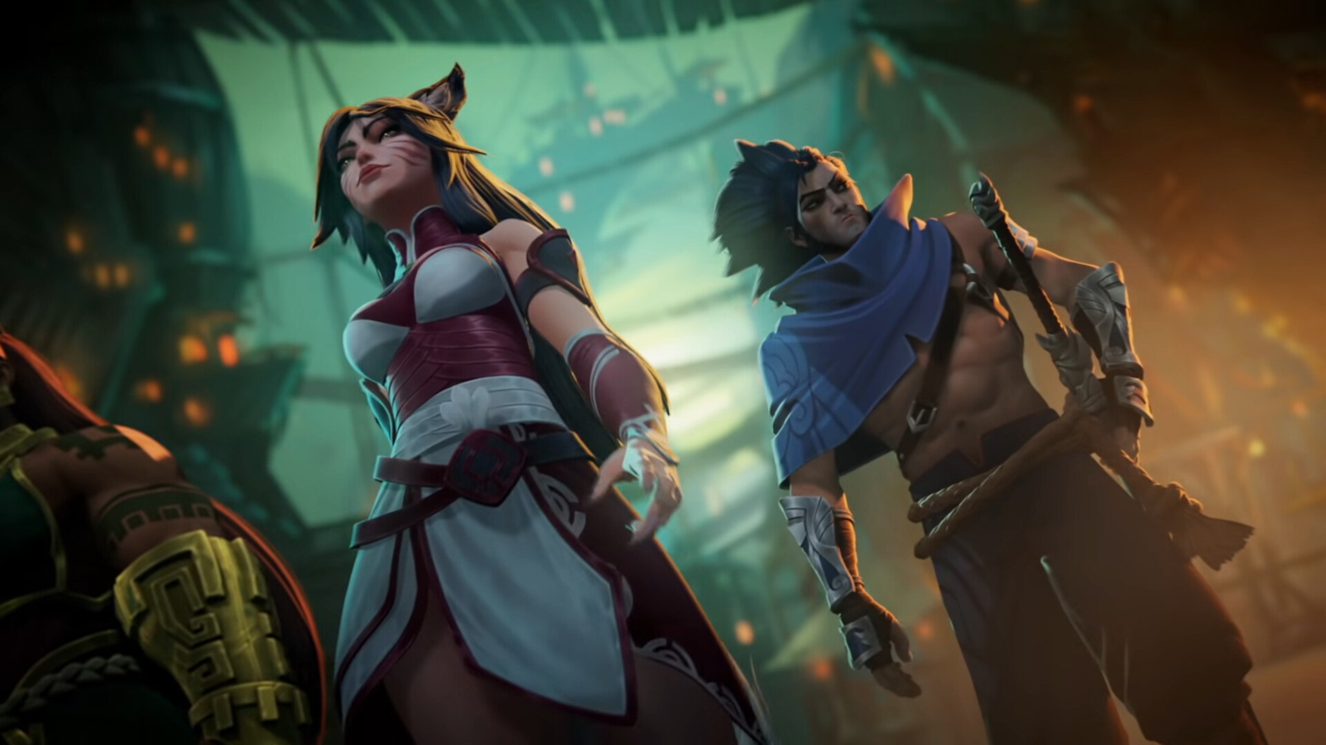 video game, ruined king a league of legends story, ahri (league of legends), yasuo (league of legends)