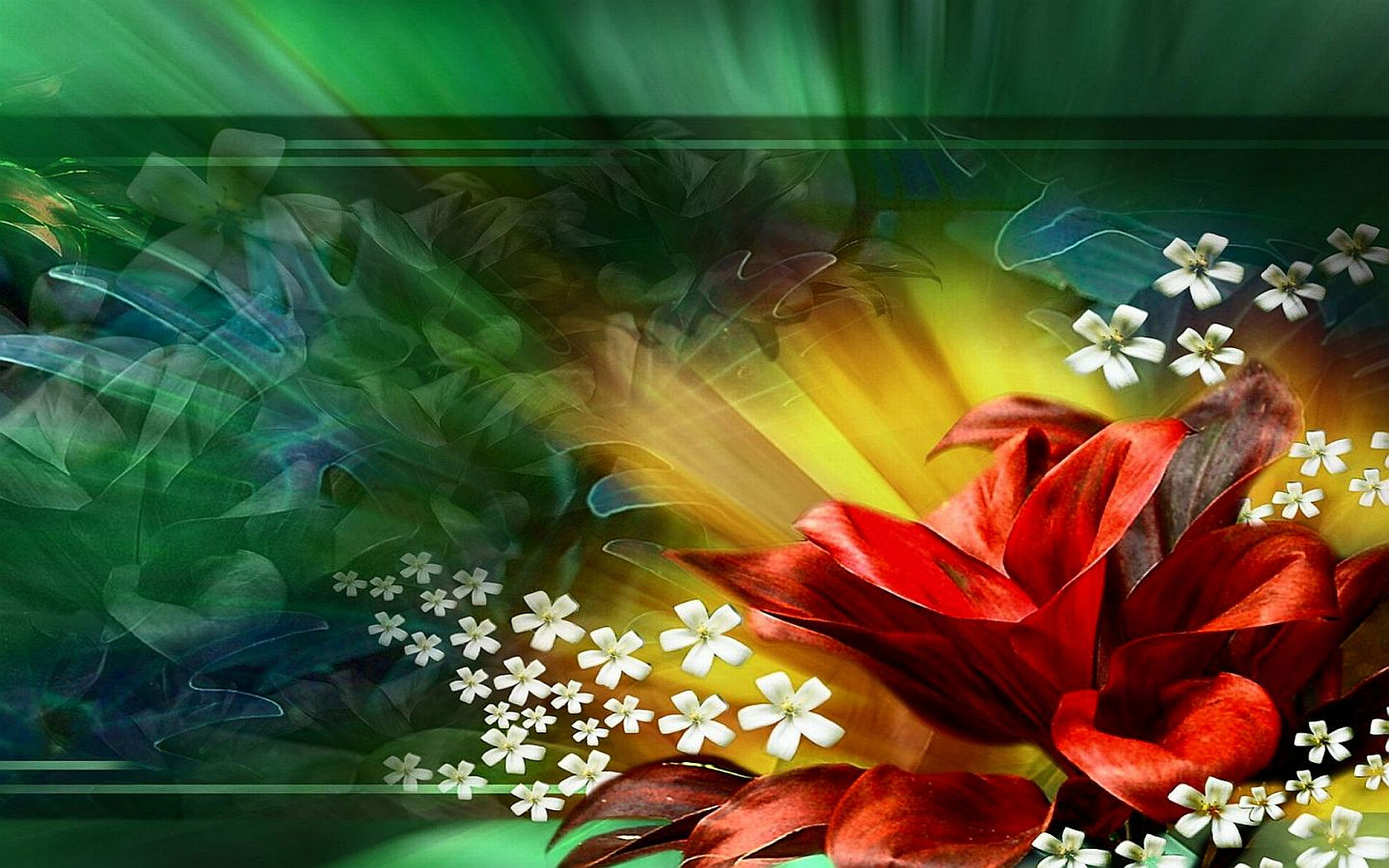 Free download wallpaper Abstract, Flower, Artistic on your PC desktop
