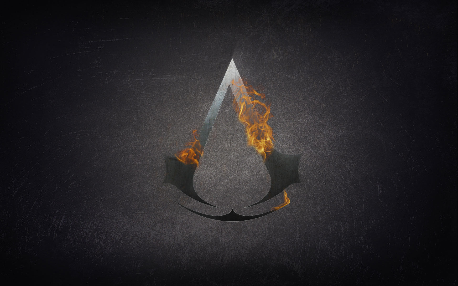 assassin's creed, games, logos, background, gray