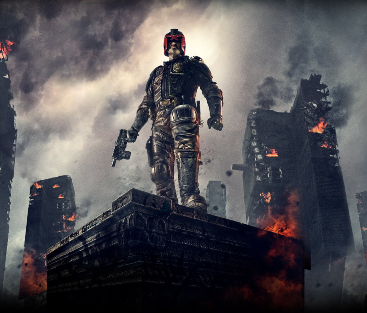 Handy-Wallpaper Filme, Dredd, Judge Dredd kostenlos herunterladen.