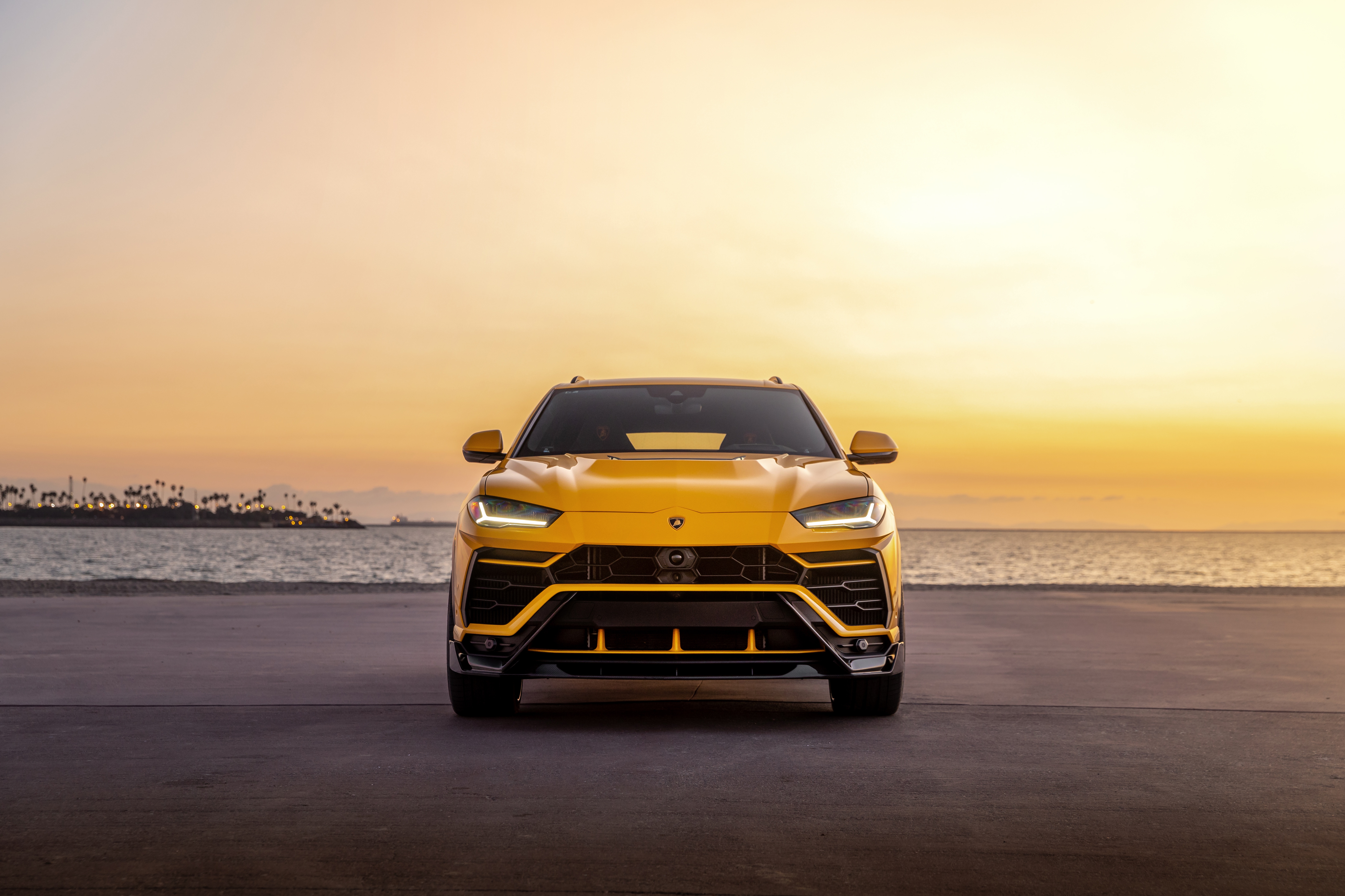 Download mobile wallpaper Lamborghini, Car, Suv, Lamborghini Urus, Vehicles, Yellow Car for free.