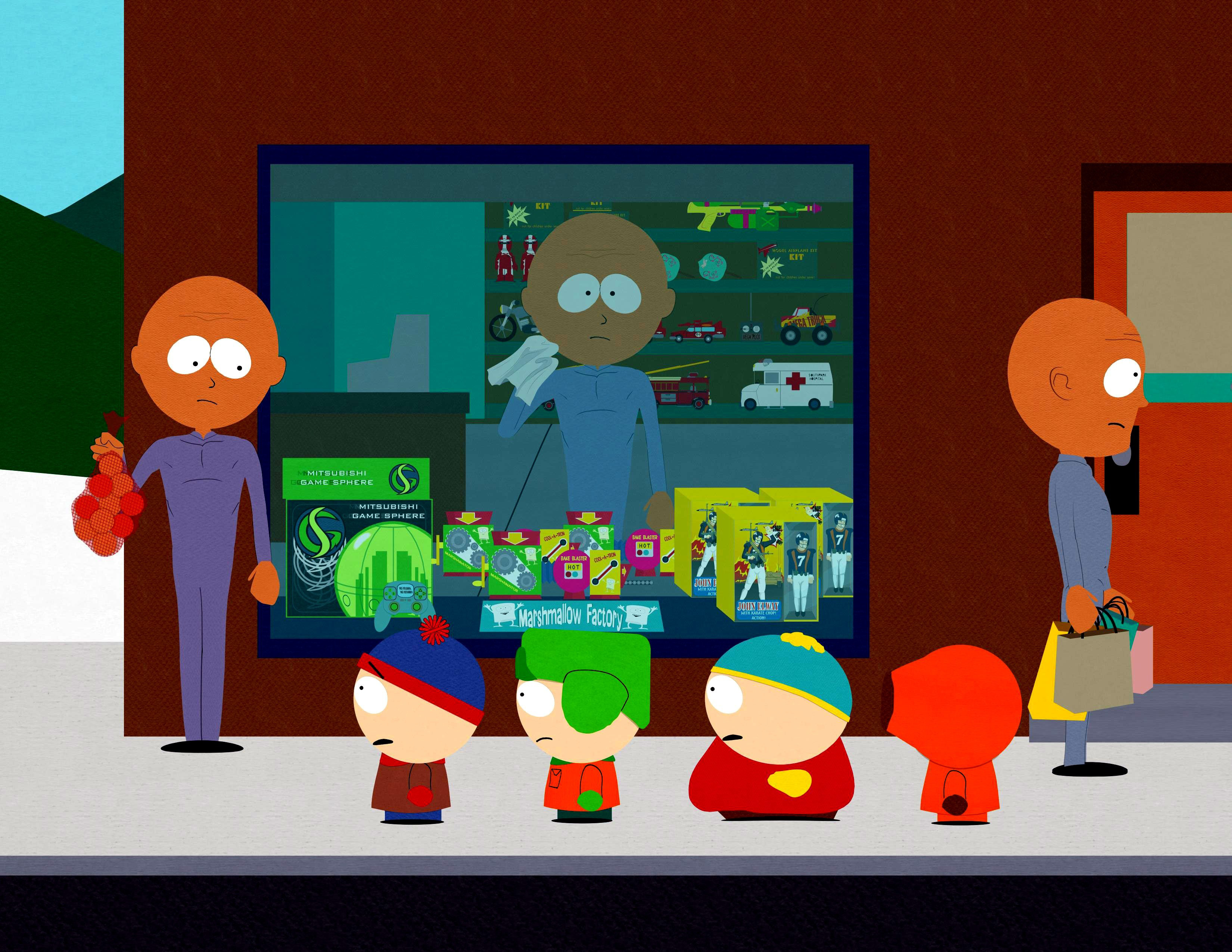 Baixar papel de parede para celular de South Park, Eric Cartman, Kenny Mccormick, Kyle Broflovski, Stan Marsh, Programa De Tv gratuito.