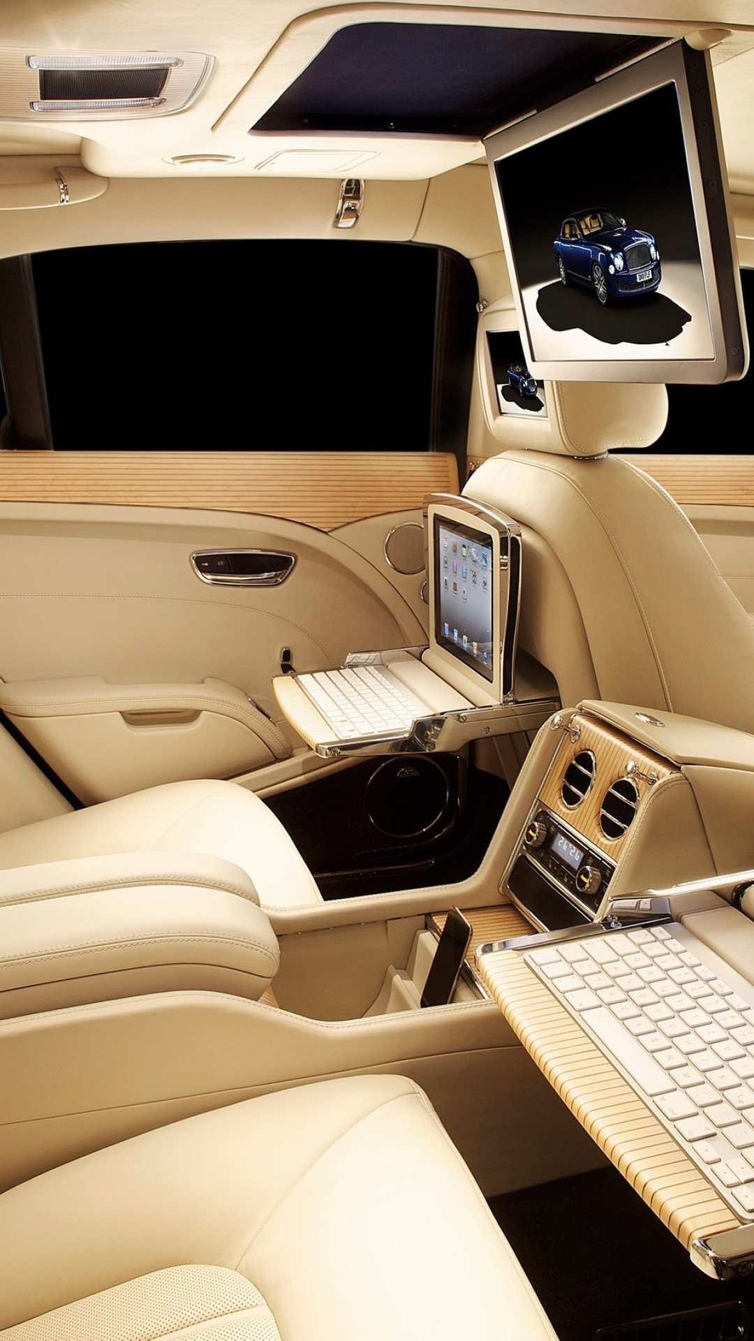Handy-Wallpaper Auto, Bentley, Autos, Innere, Luxus, Fahrzeuge, Bentley Mulsanne kostenlos herunterladen.