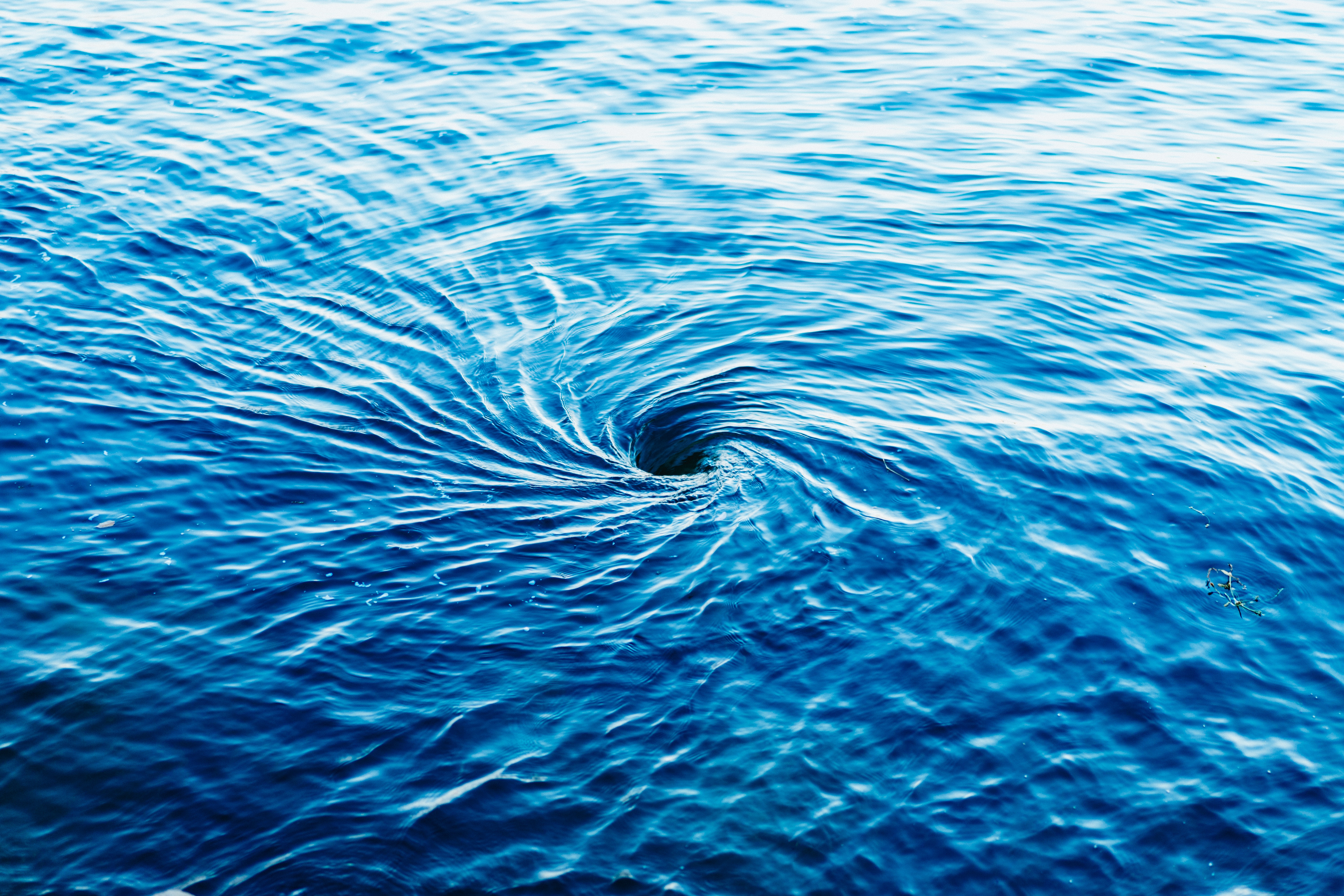 nature, water, ripples, ripple, rotation, funnel phone wallpaper