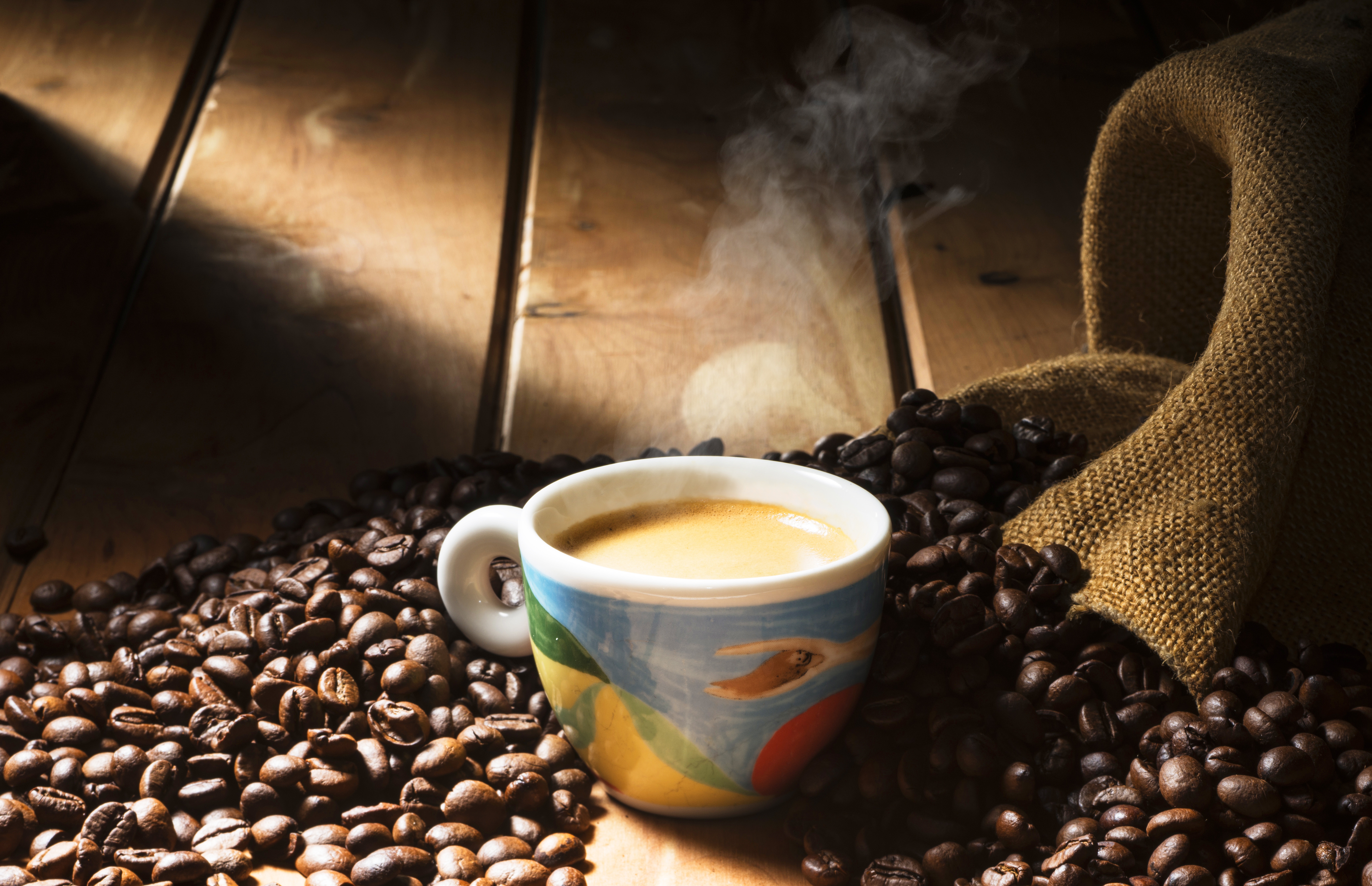 Free download wallpaper Food, Coffee, Still Life, Cup, Drink, Coffee Beans on your PC desktop