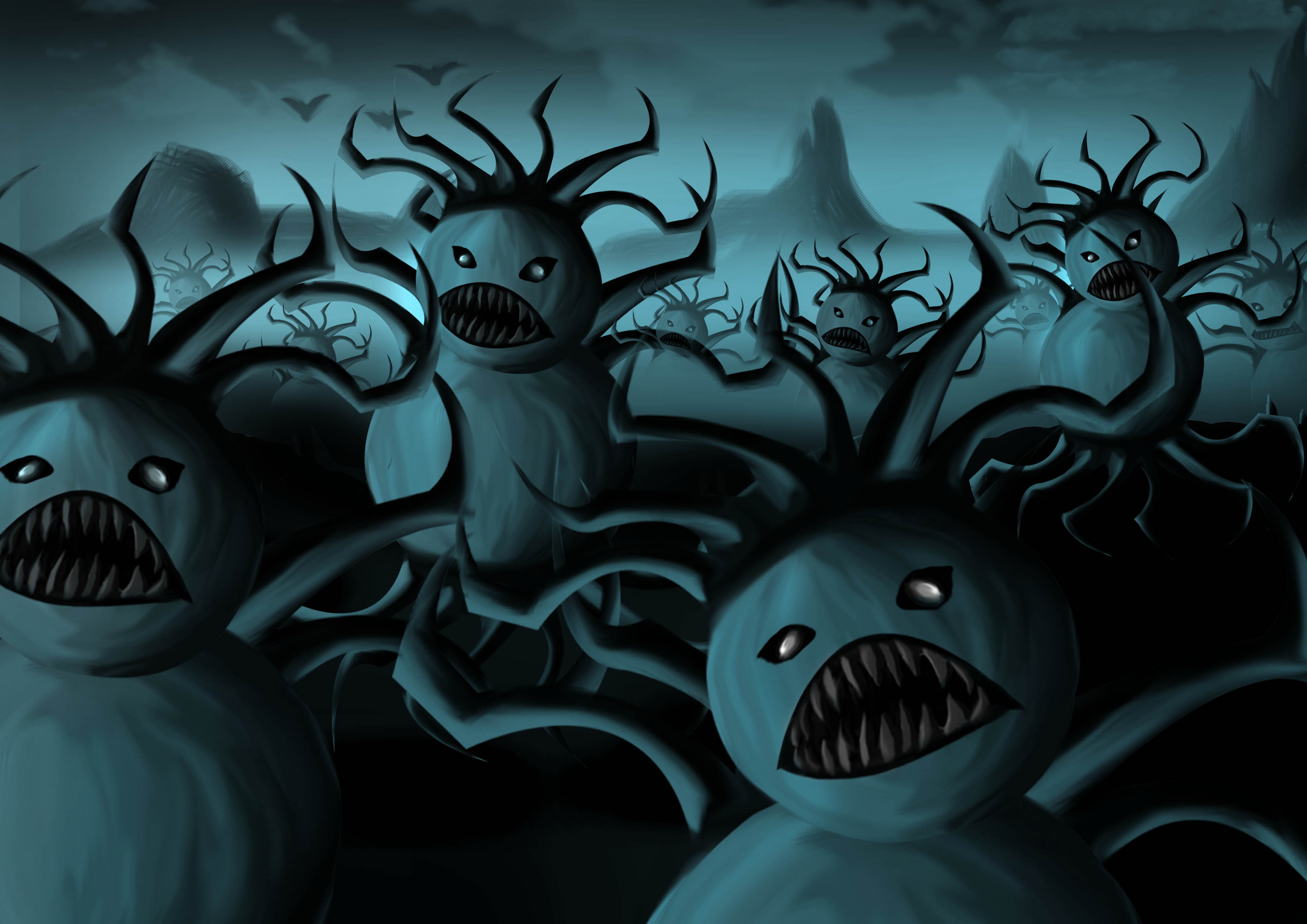 Free download wallpaper Dark, Creepy, Monster on your PC desktop