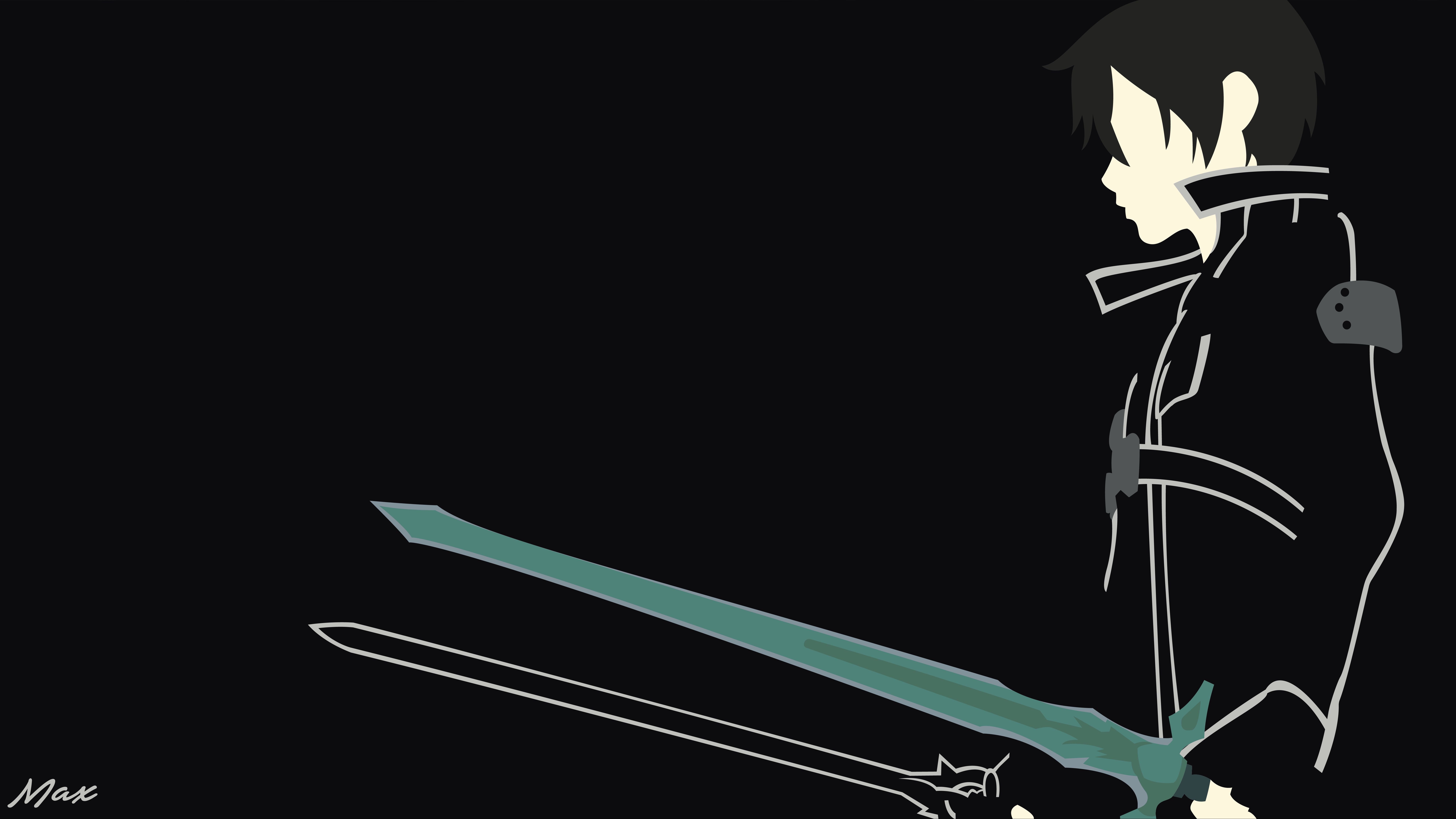 Téléchargez des papiers peints mobile Sword Art Online, Animé, Kirito (Art De L'épée En Ligne), Kazuto Kirigaya gratuitement.