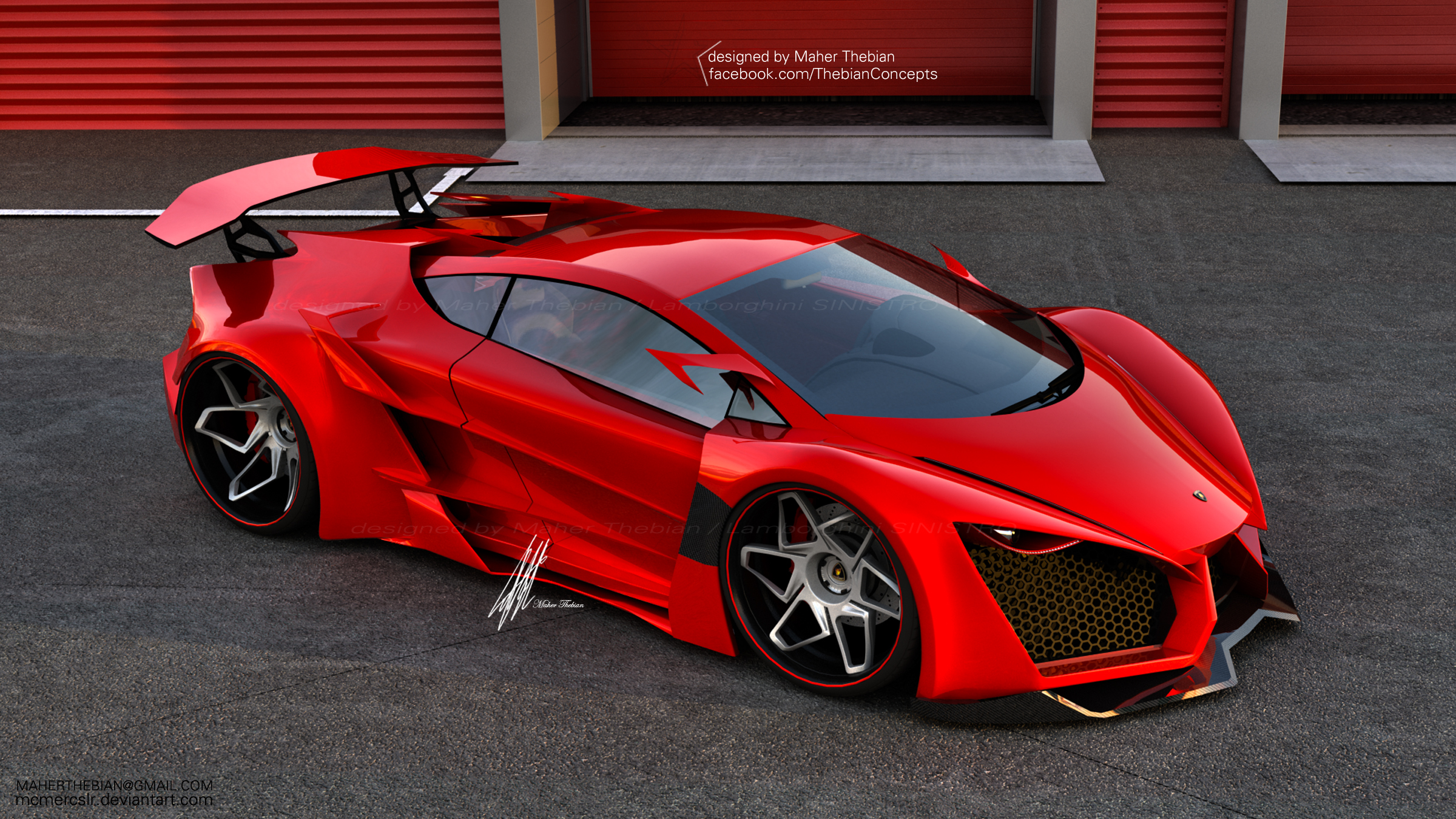 Laden Sie Lamborghini Sinistro Konzept HD-Desktop-Hintergründe herunter