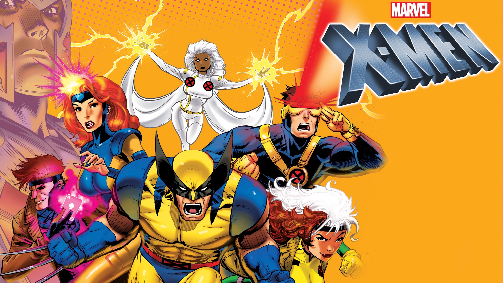 Download mobile wallpaper X Men, Mutant, Wolverine, Tv Show, Gambit (Marvel Comics), Rogue (Marvel Comics), Magneto (Marvel Comics), Cyclops (Marvel Comics), Jean Grey, Storm (Marvel Comics) for free.