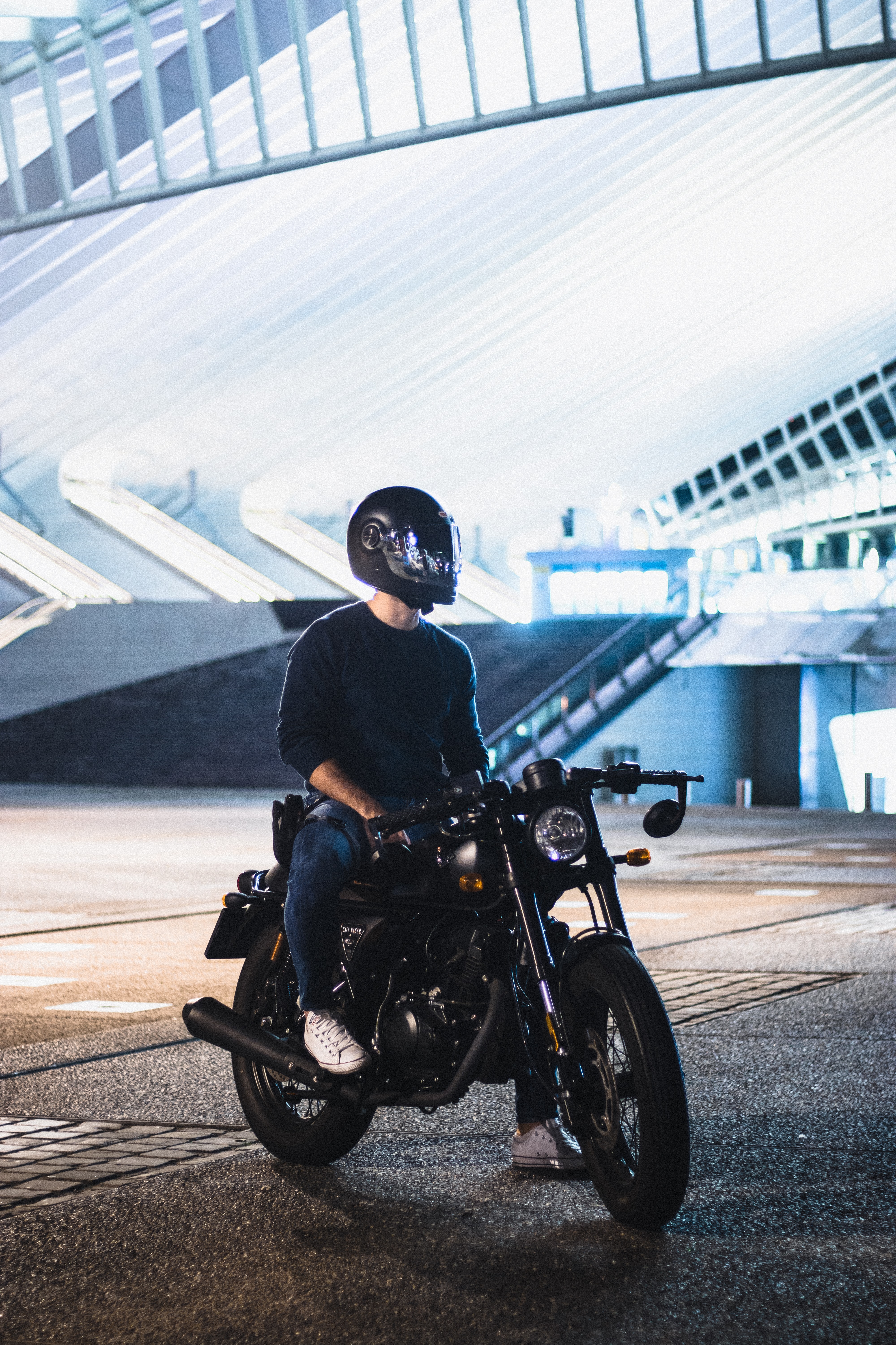 97935 baixar papel de parede motociclista, motocicletas, capacete, farol, motocicleta - protetores de tela e imagens gratuitamente
