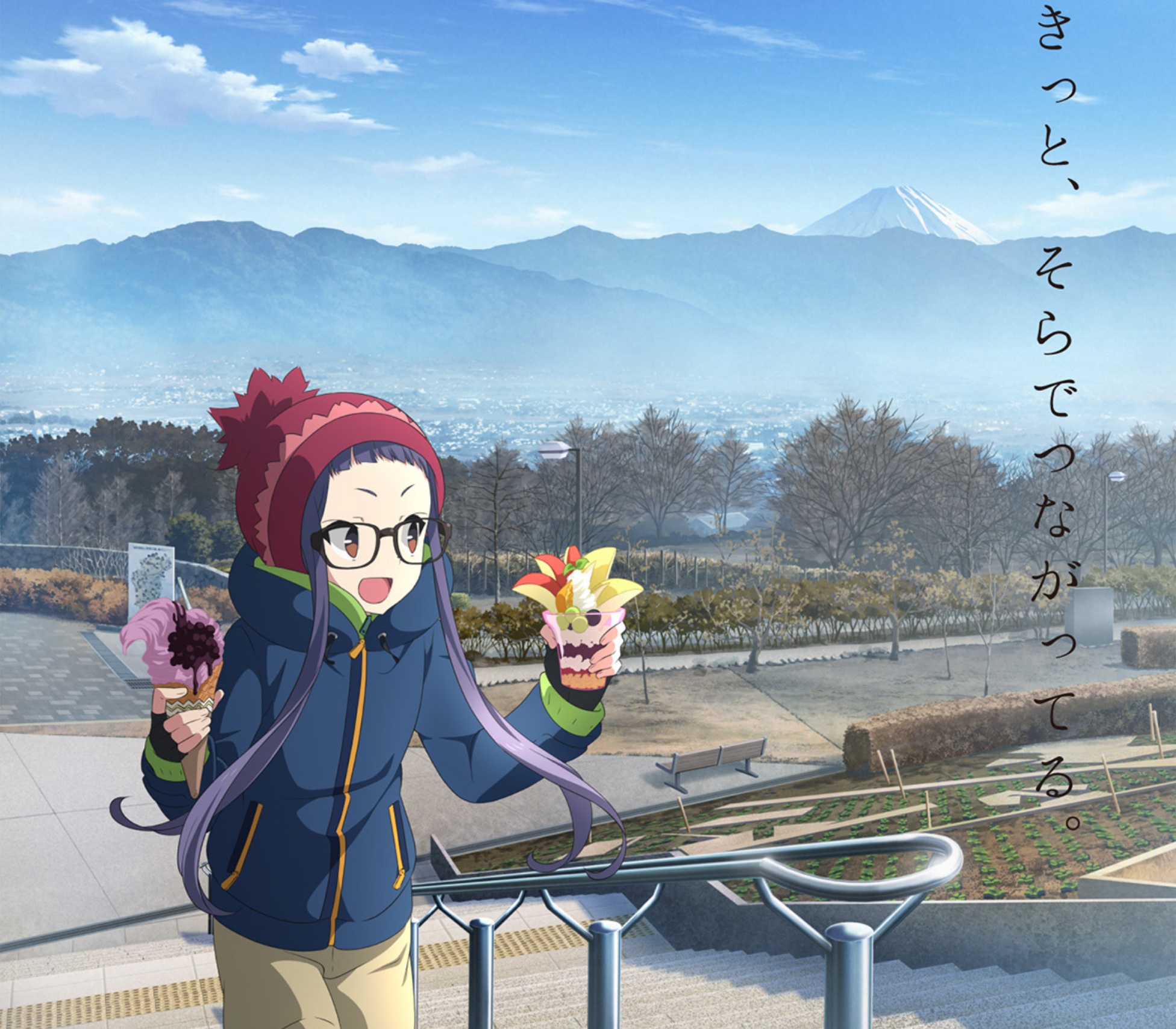 941270 Hintergrundbild herunterladen animes, yuru camp, chiaki oogaki - Bildschirmschoner und Bilder kostenlos