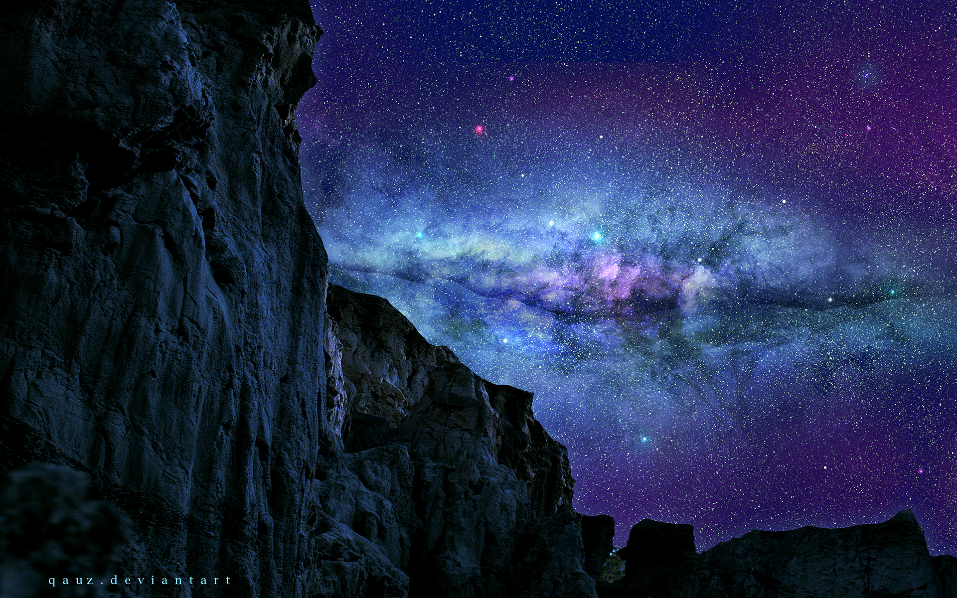 Download mobile wallpaper Sky, Stars, Starry Sky, Earth, Milky Way for free.