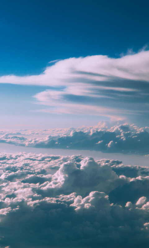 Handy-Wallpaper Natur, Horizont, Wolke, Antenne, Himmel, Erde/natur, Luftbildfotografie kostenlos herunterladen.