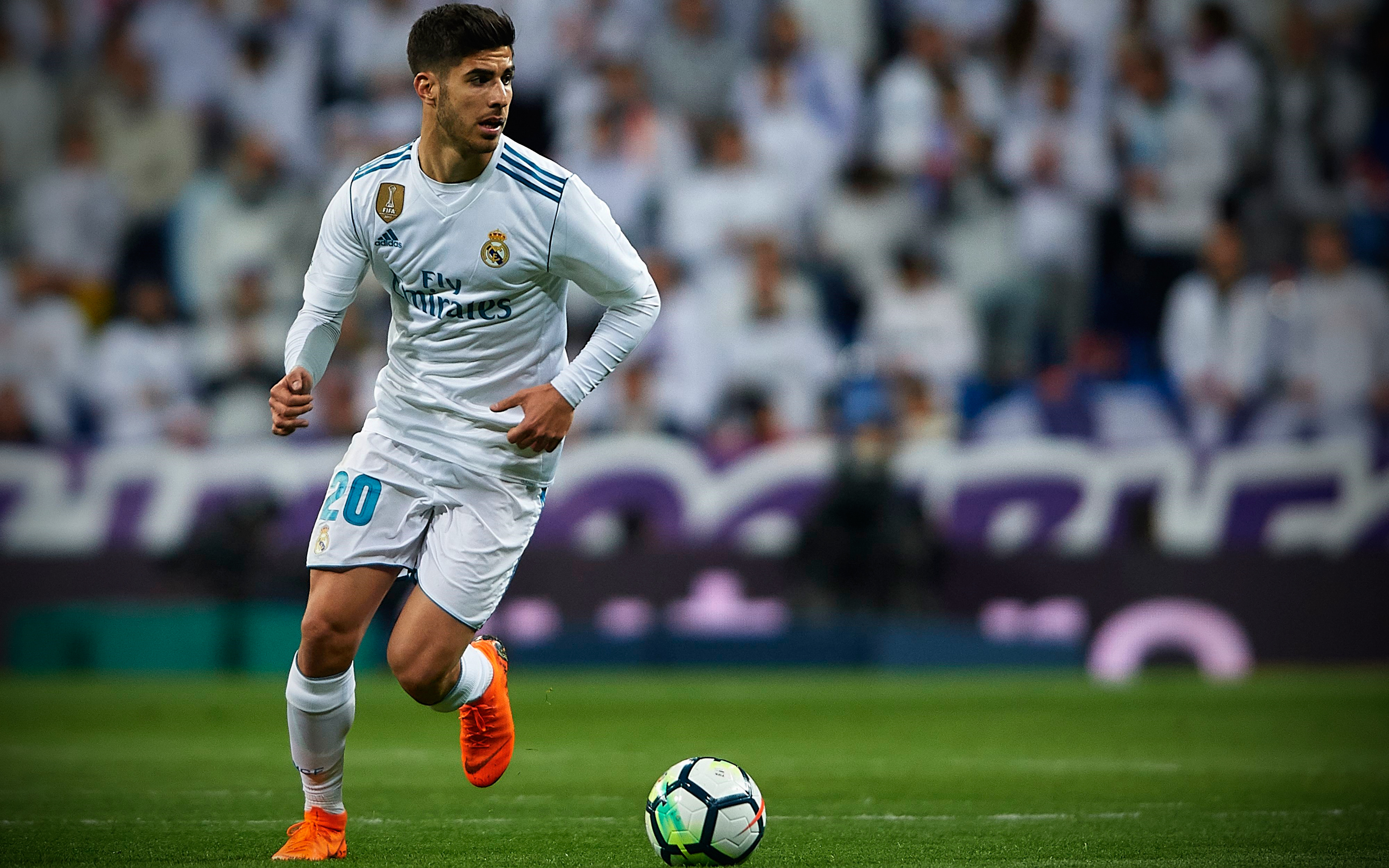 Free download wallpaper Sports, Soccer, Spanish, Real Madrid C F, Marco Asensio on your PC desktop