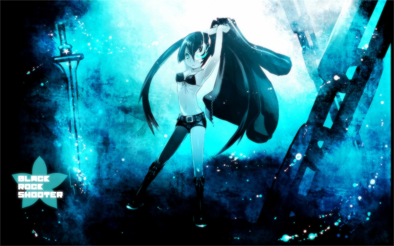 Download mobile wallpaper Anime, Black Rock Shooter for free.