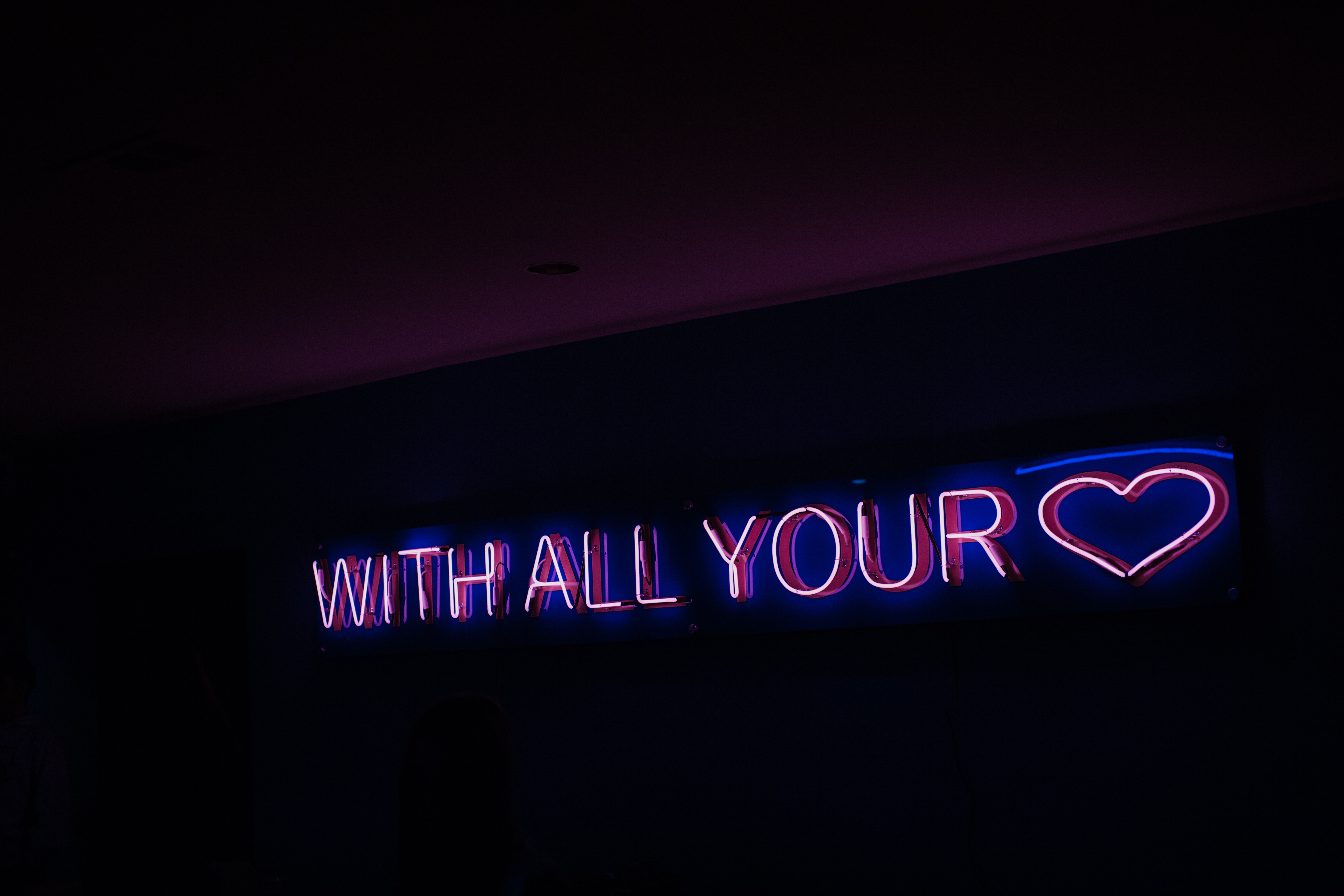 1920x1080 Background text, words, wall, neon, inscription