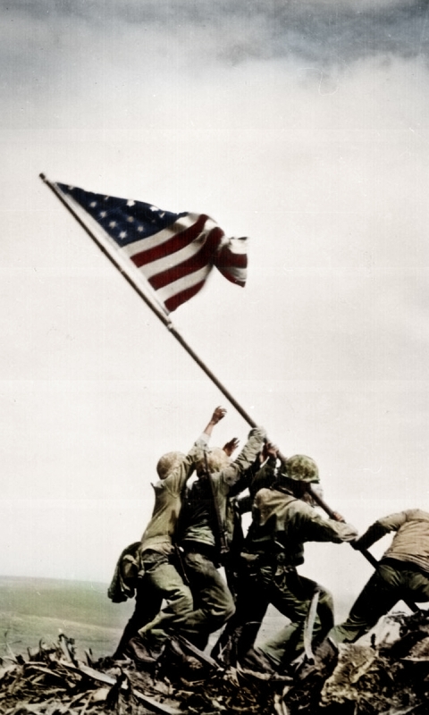 Baixar papel de parede para celular de Militar, Soldado, Fuzileiros Navais, Segunda Guerra Mundial, Iwo Jima gratuito.