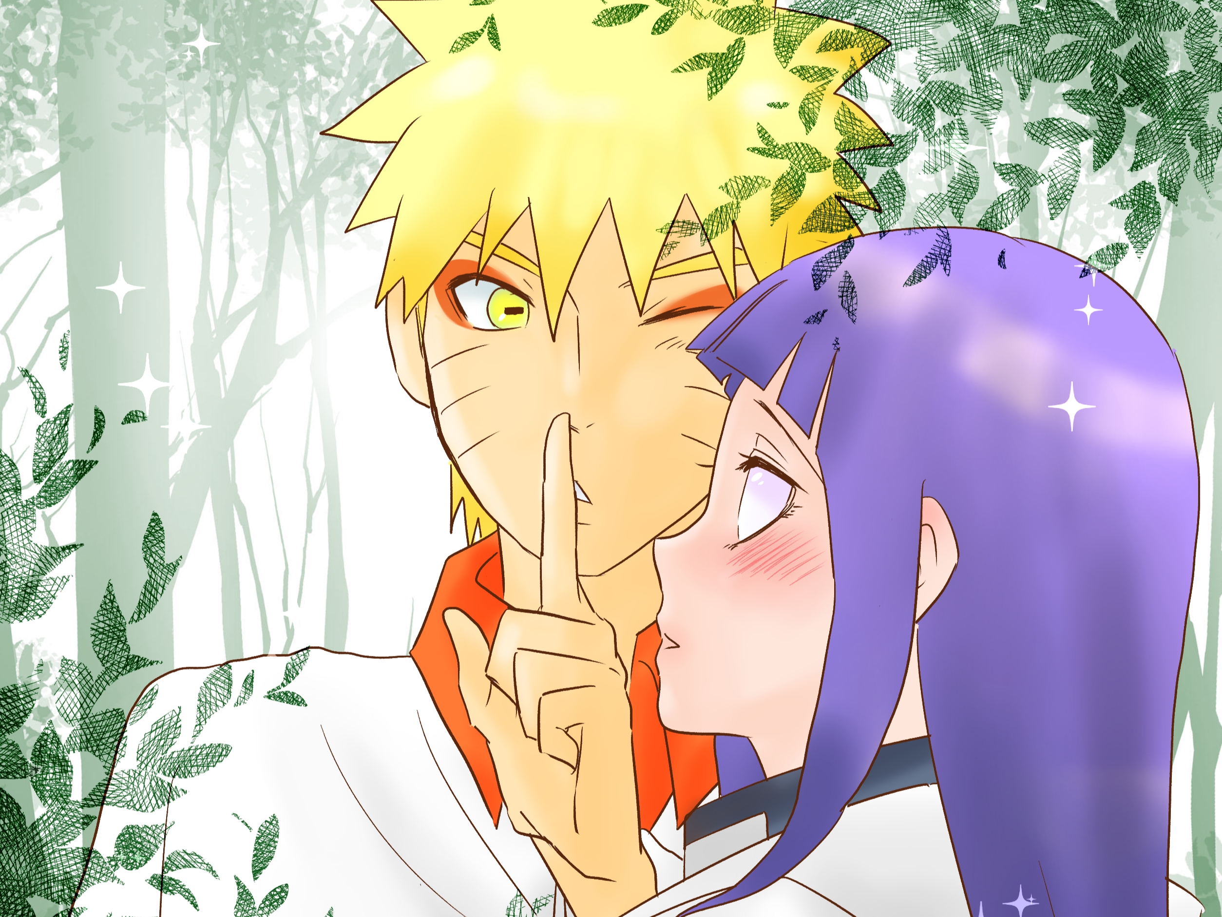 Handy-Wallpaper Naruto, Animes, Hinata Hyuga, Naruto Uzumaki kostenlos herunterladen.