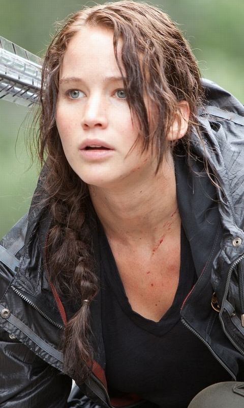 Download mobile wallpaper Movie, Katniss Everdeen, Jennifer Lawrence, The Hunger Games for free.