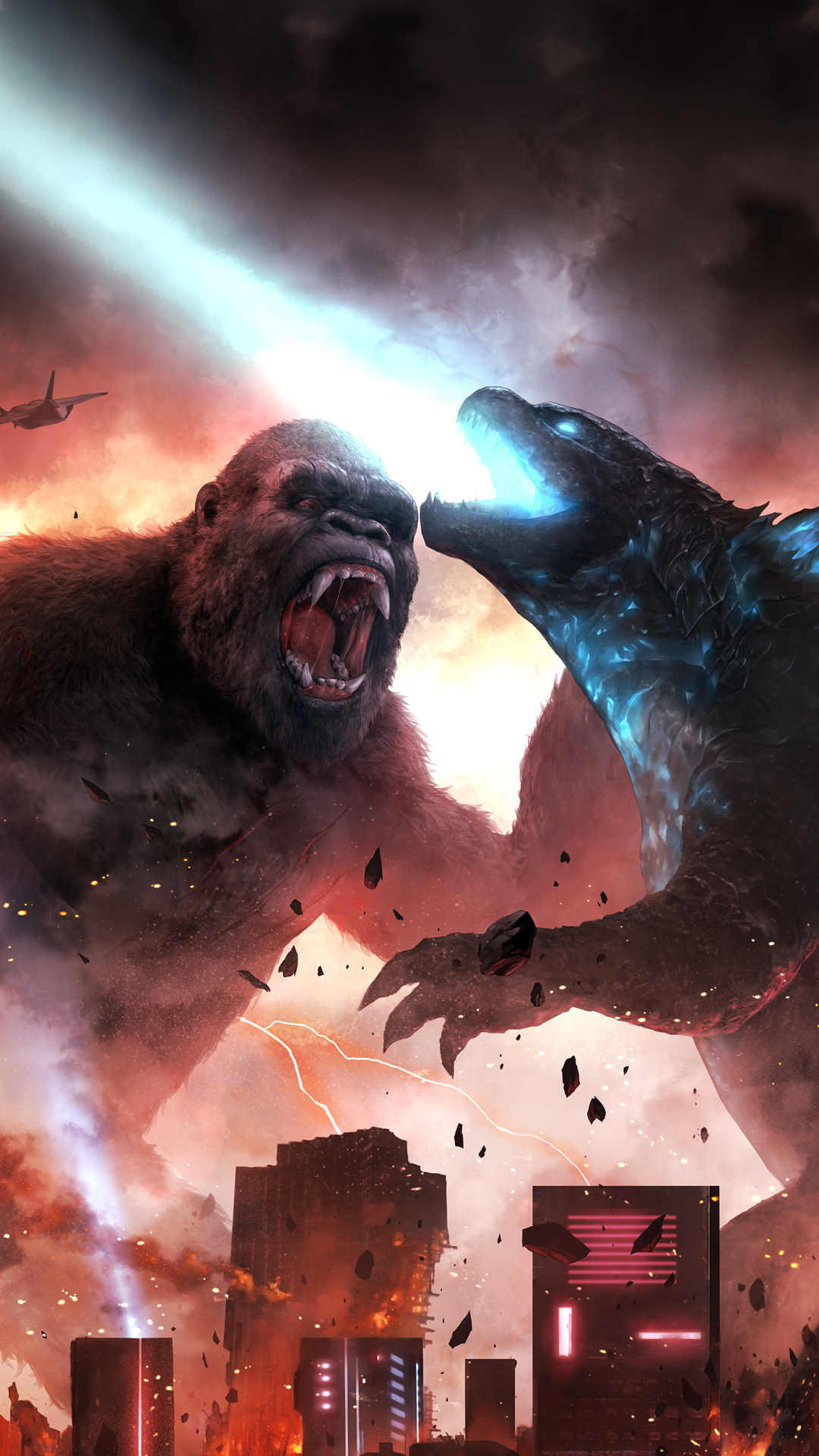 1398627 économiseurs d'écran et fonds d'écran Godzilla Contre Kong sur votre téléphone. Téléchargez  images gratuitement