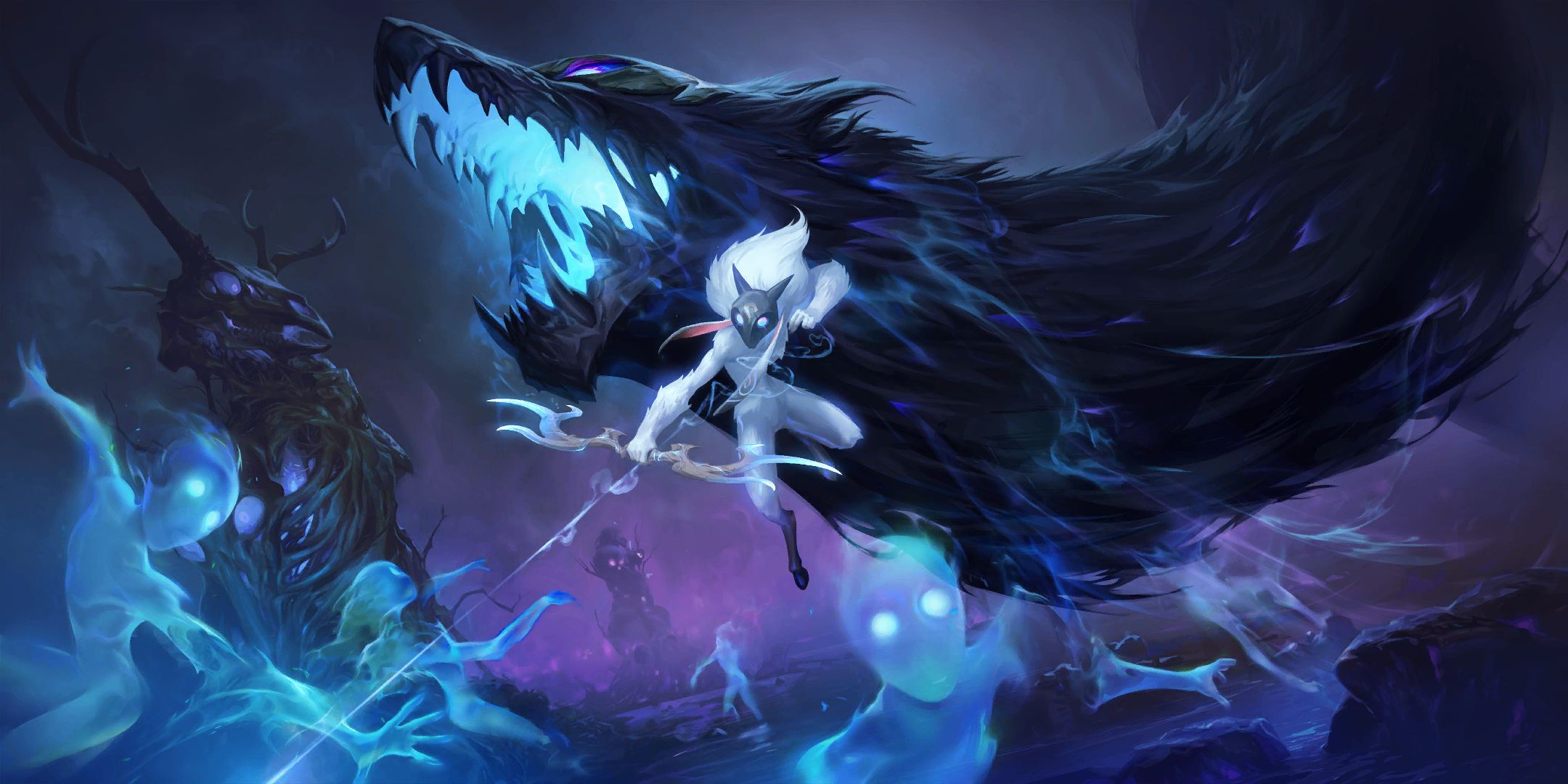 Download mobile wallpaper Video Game, Kindred (League Of Legends), Legends Of Runeterra for free.