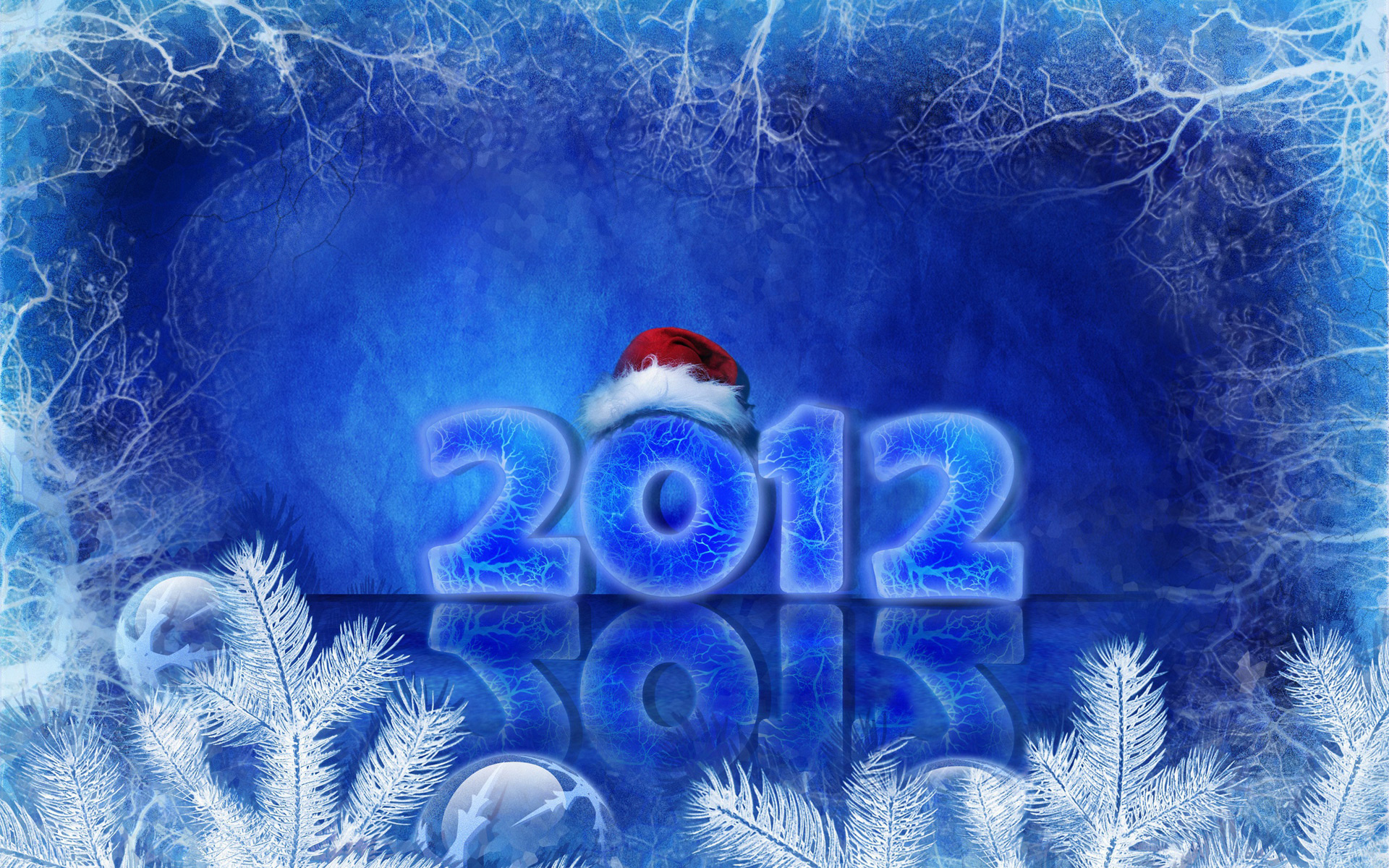 Melhores papéis de parede de Ano Novo 2012 para tela do telefone