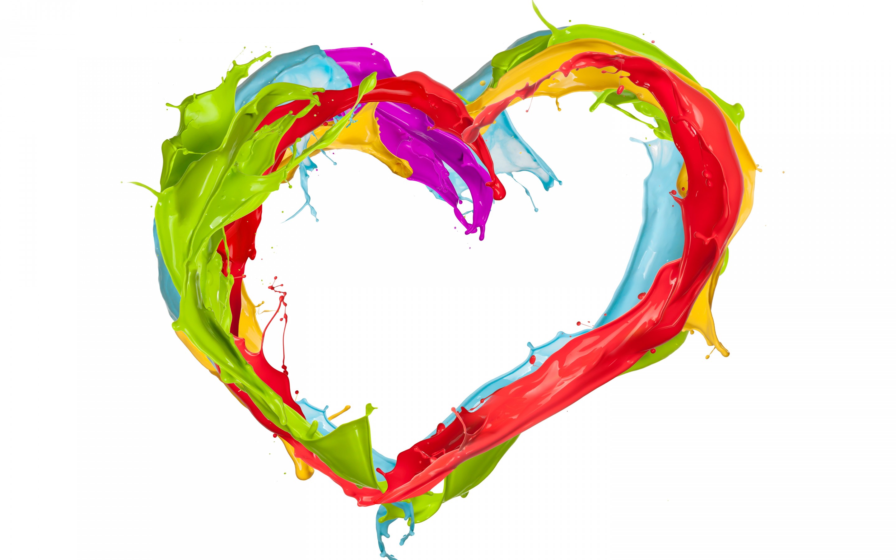 Free download wallpaper Paint, Heart, Lines, Spray, Love on your PC desktop