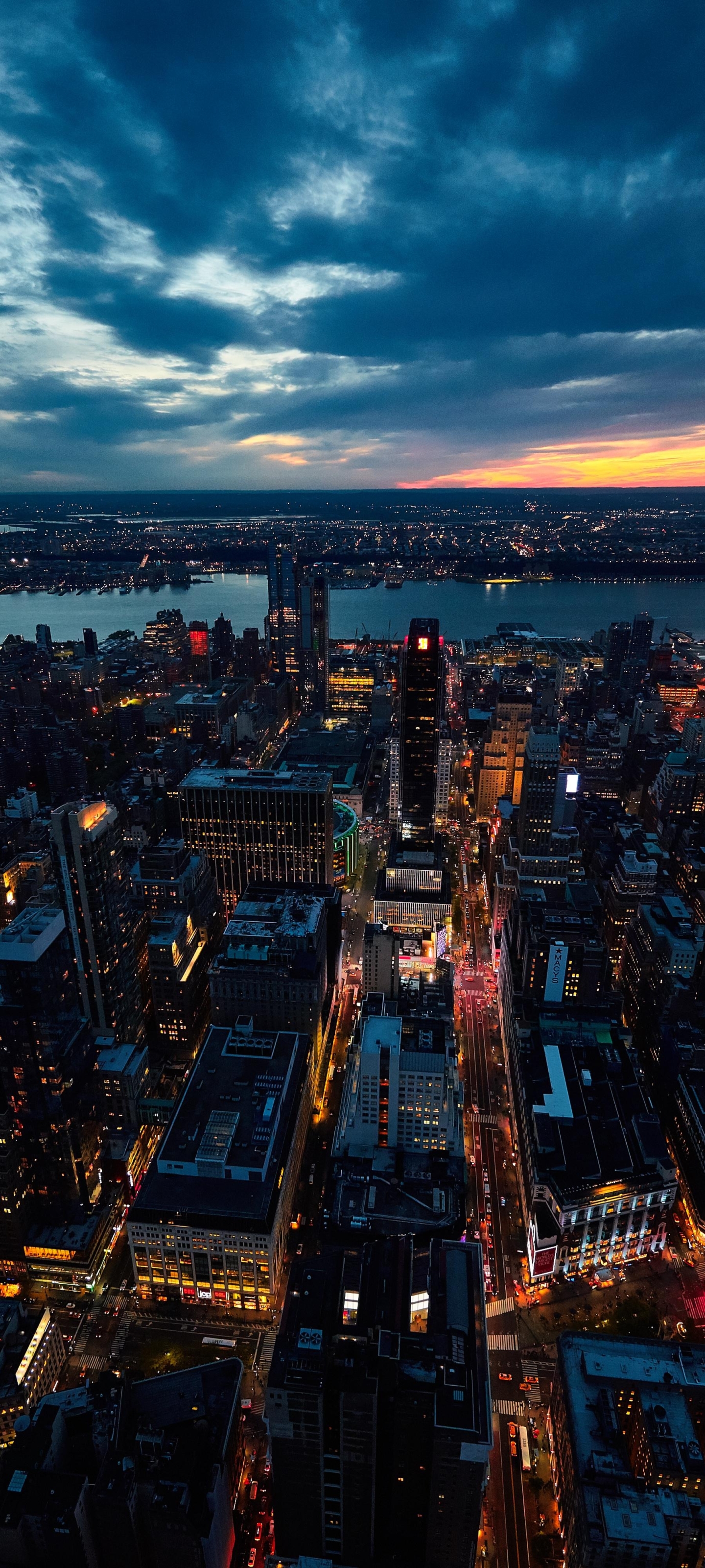 Baixar papel de parede para celular de Cidades, Noite, Eua, Cidade, Arranha Céu, Prédio, Construção, Paisagem Urbana, Nova York, Feito Pelo Homem gratuito.