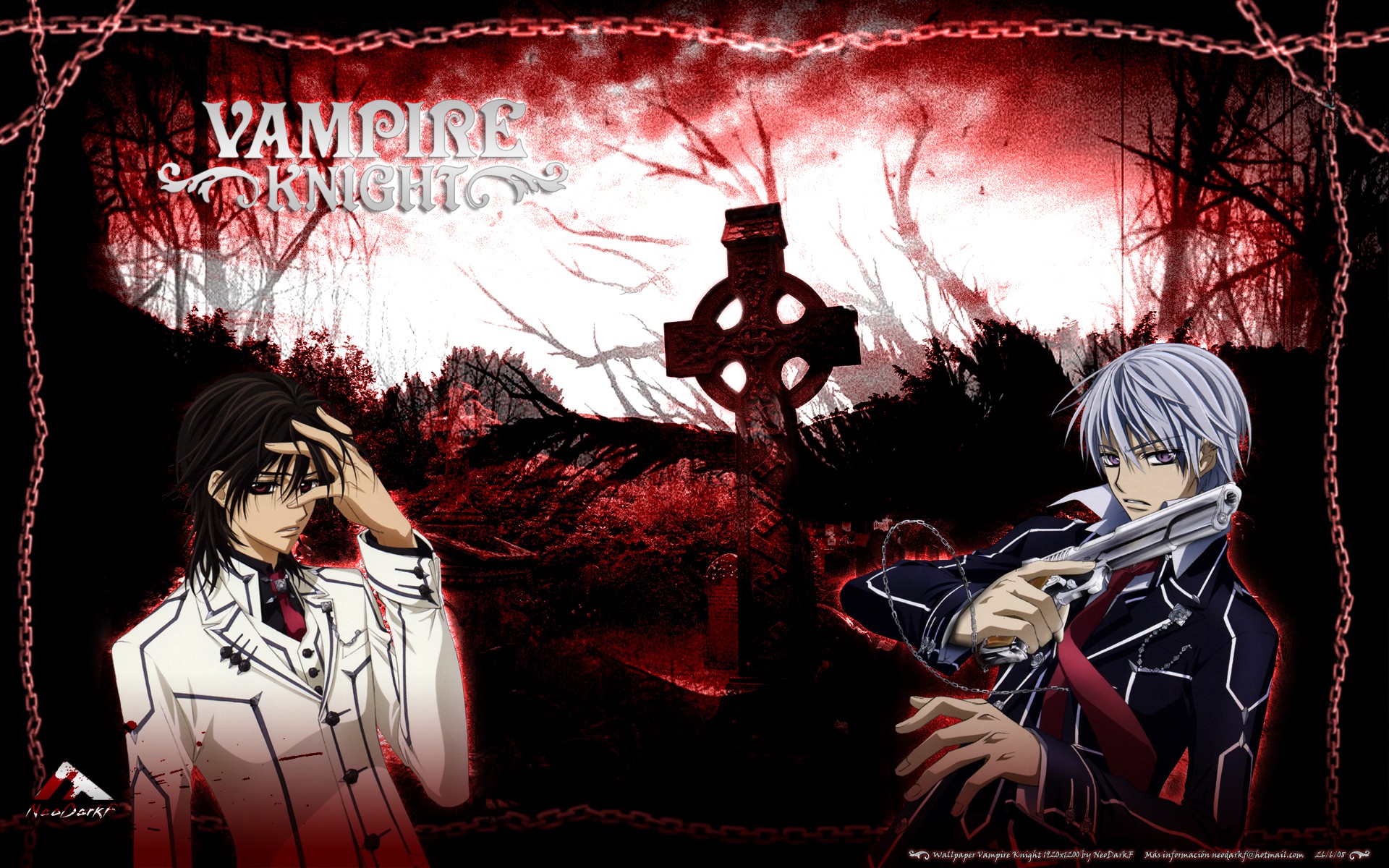 Handy-Wallpaper Animes, Vampire Knight kostenlos herunterladen.