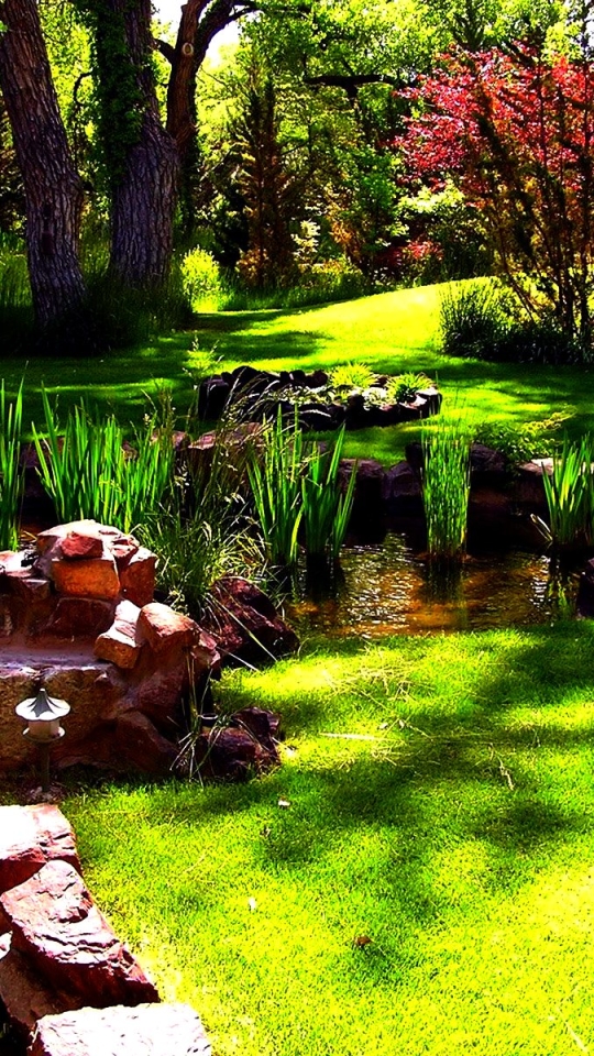 Download mobile wallpaper Garden, Man Made for free.
