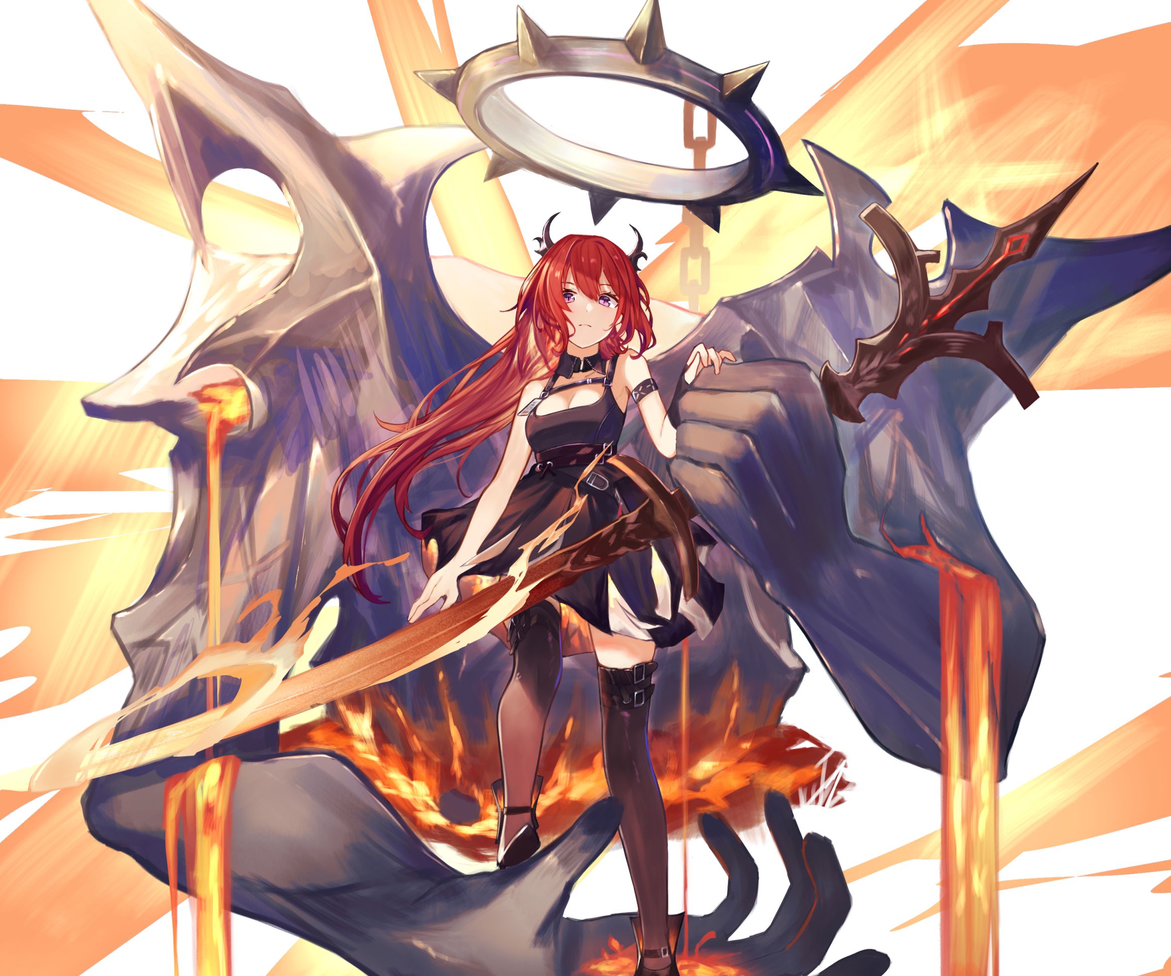 video game, arknights, surtr (arknights)
